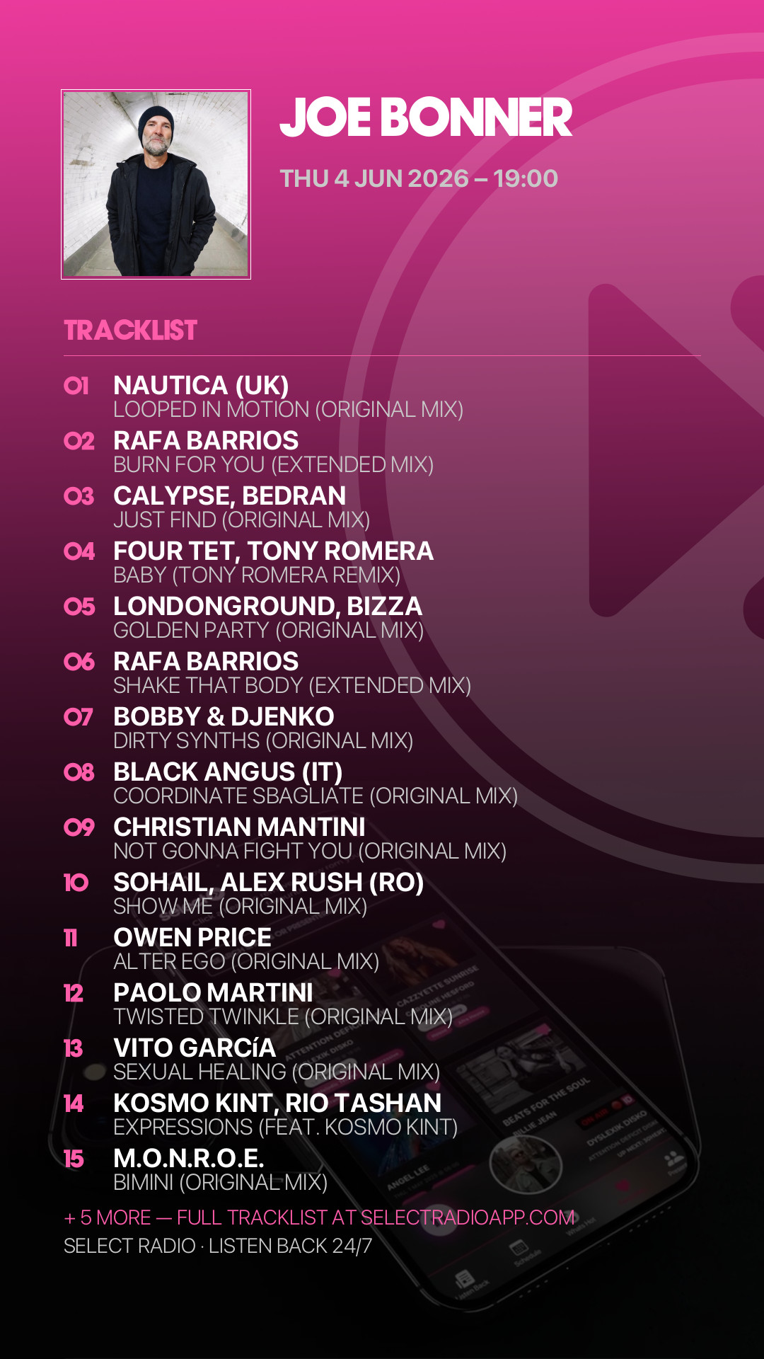 Tracklist Story Preview