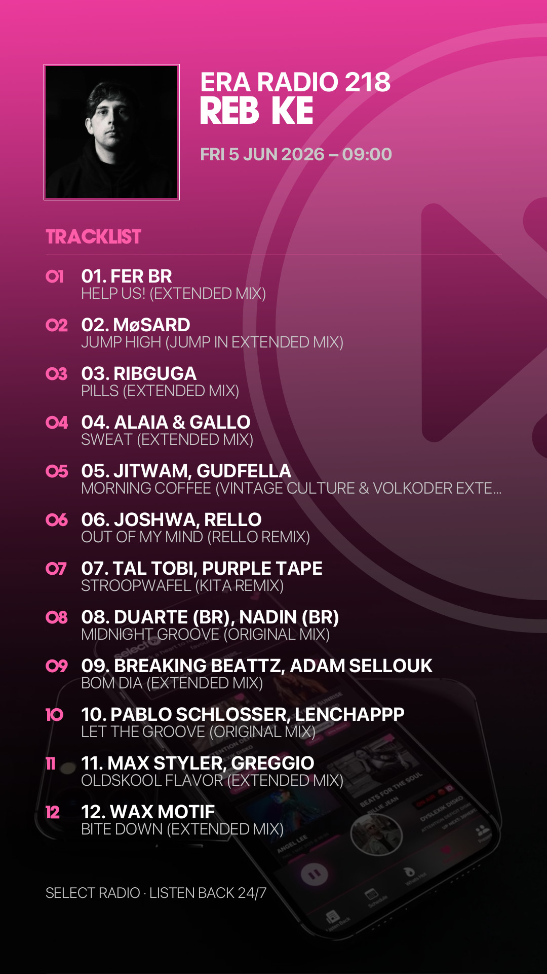 Tracklist Story Preview
