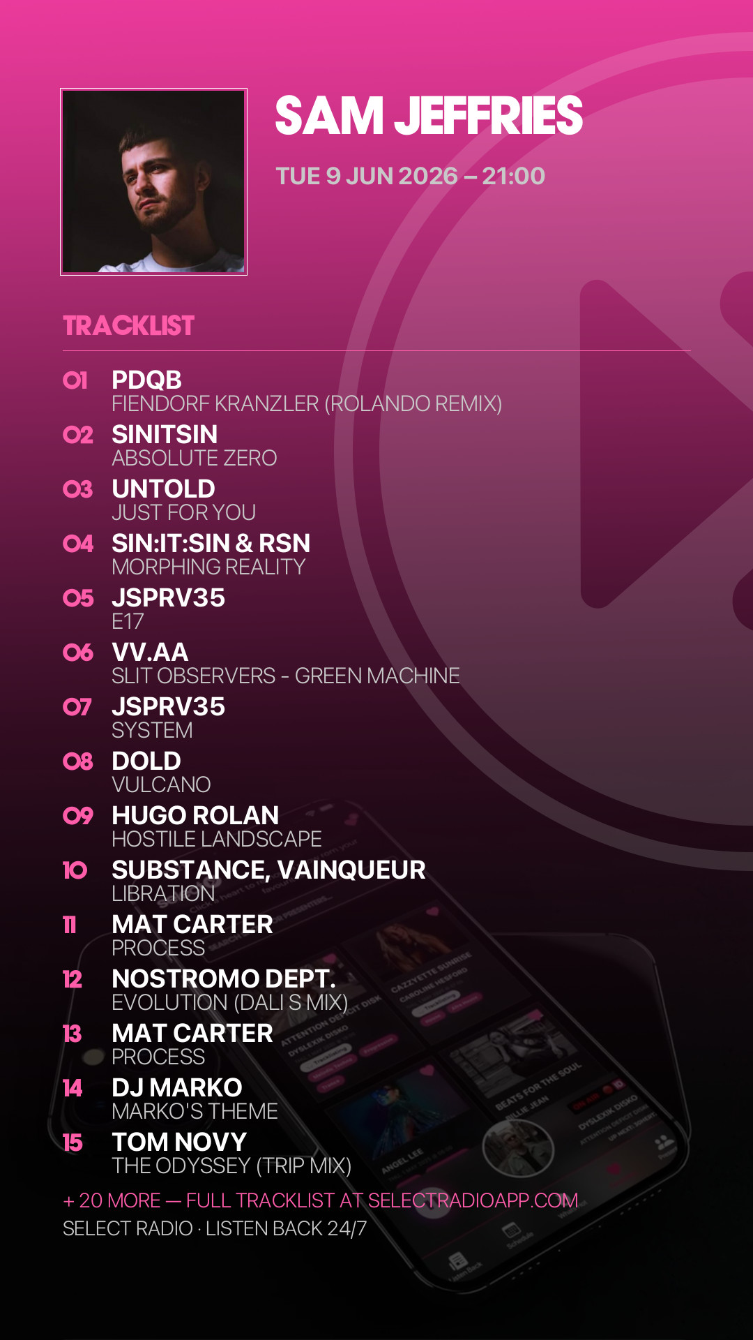 Tracklist Story Preview