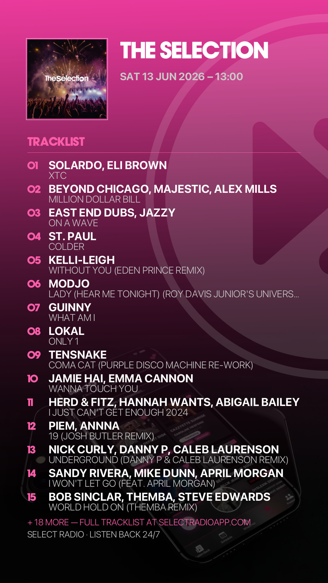 Tracklist Story Preview