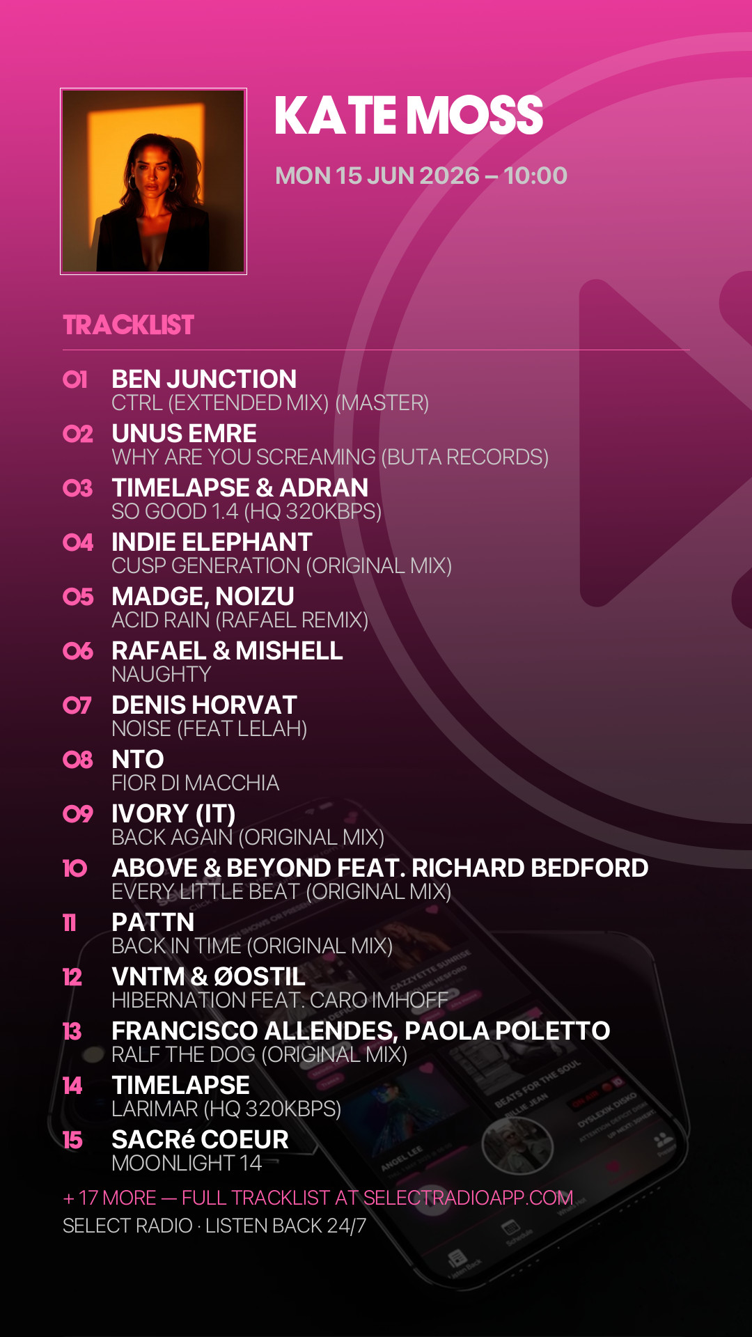 Tracklist Story Preview
