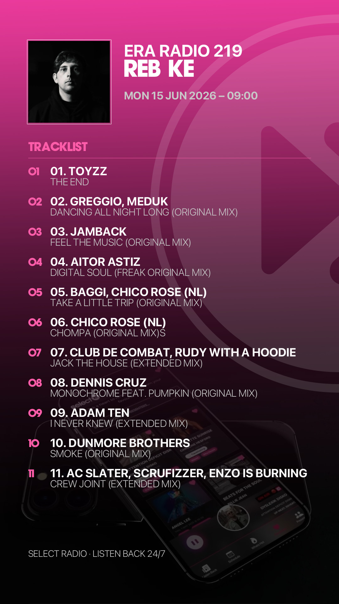 Tracklist Story Preview