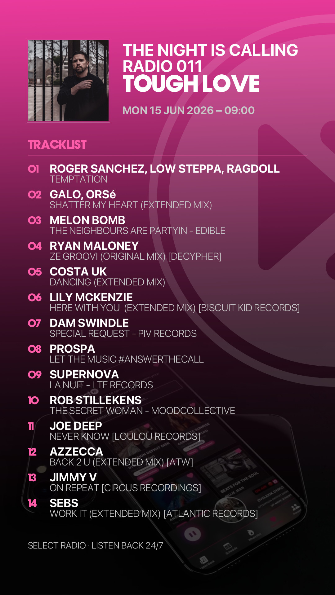 Tracklist Story Preview