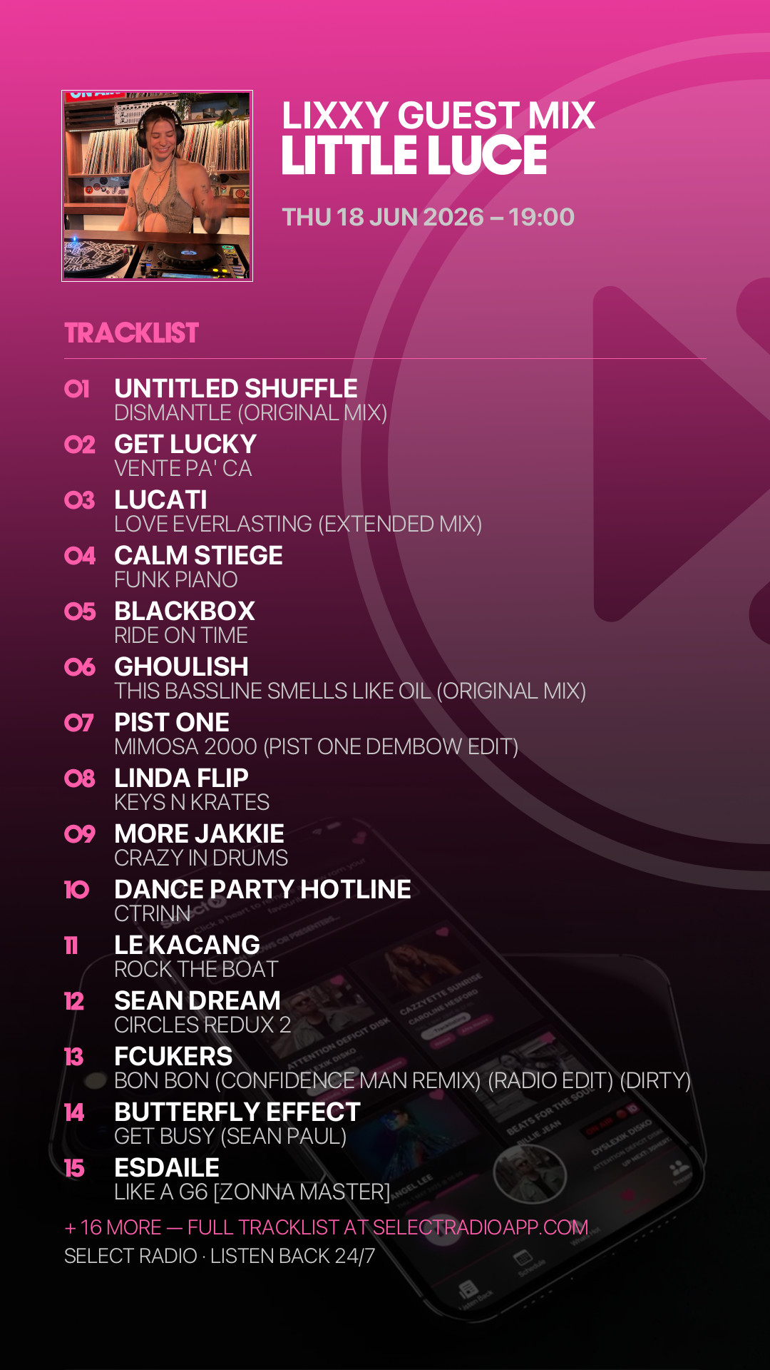 Tracklist Story Preview