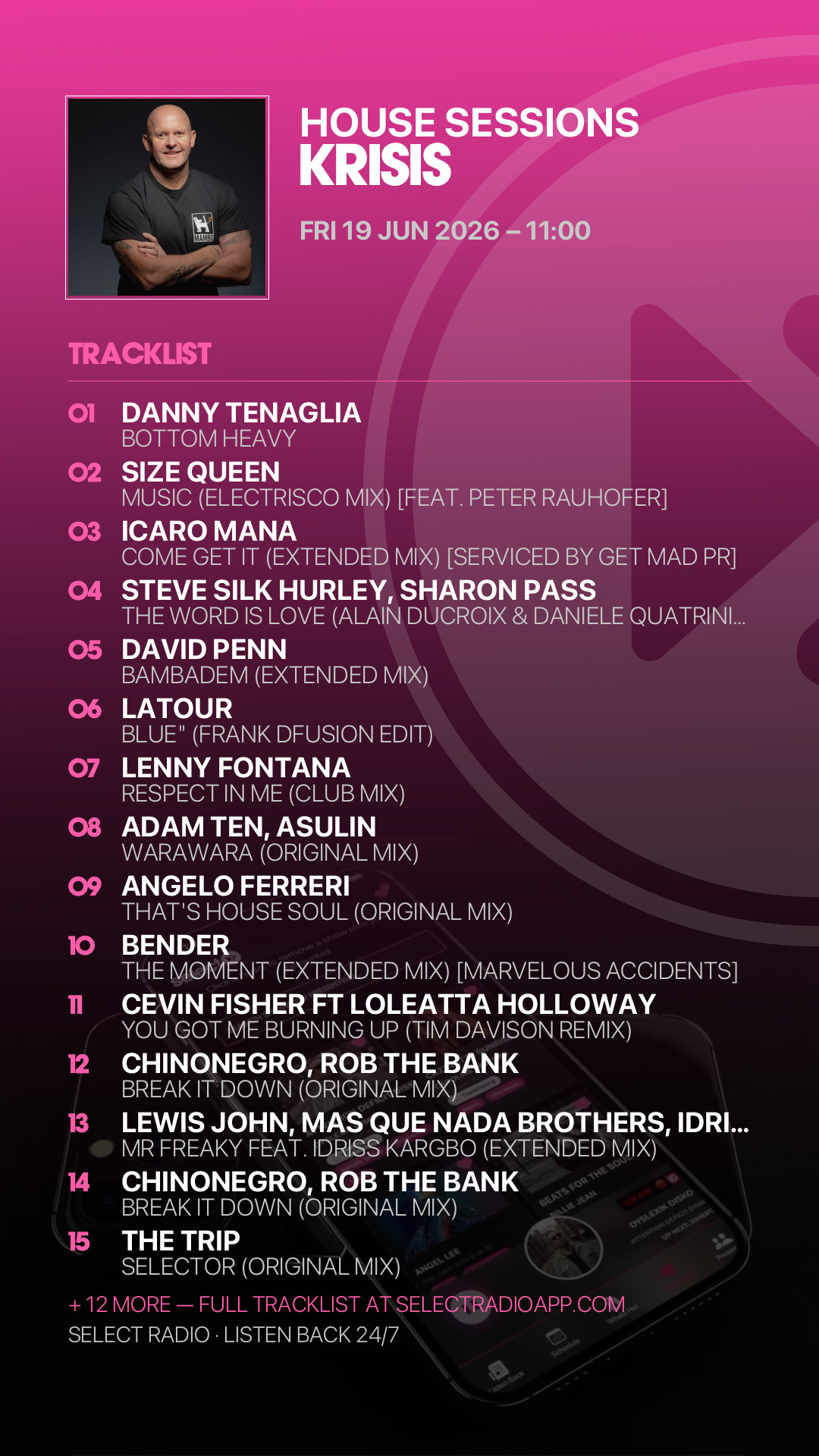 Tracklist Story Preview