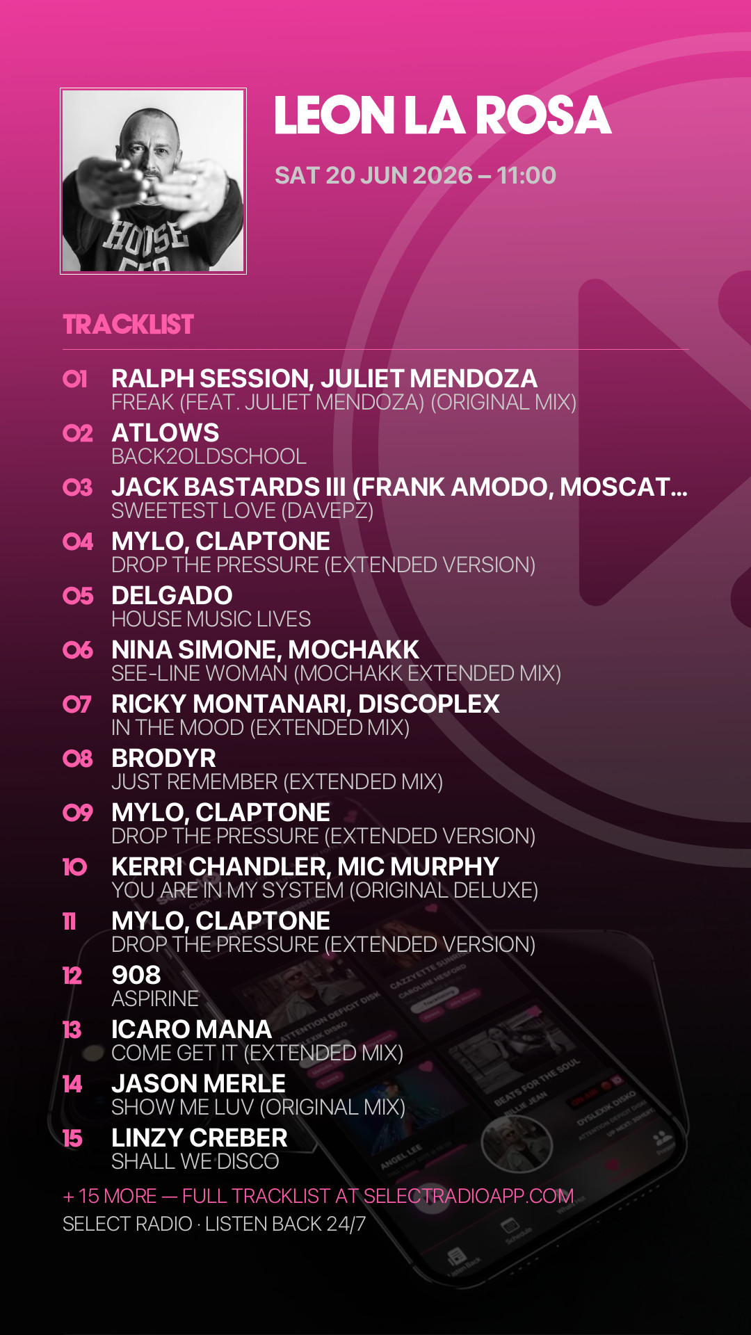 Tracklist Story Preview