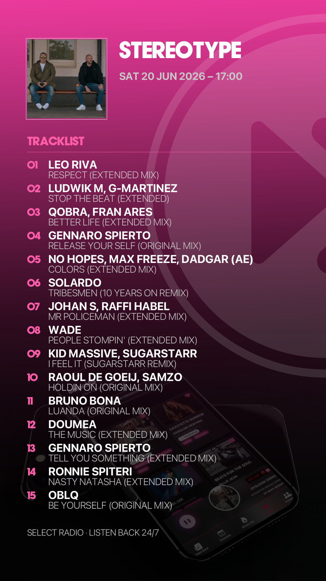 Tracklist Story Preview
