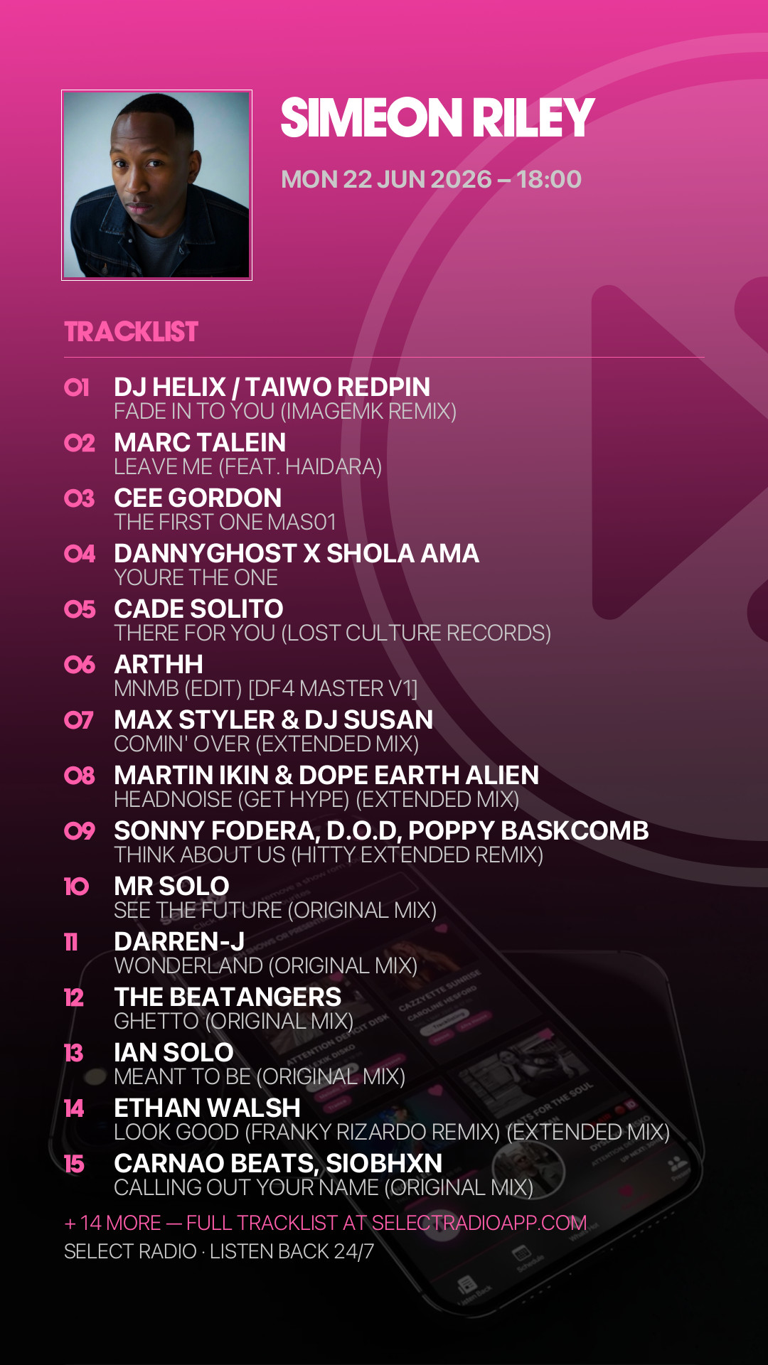 Tracklist Story Preview