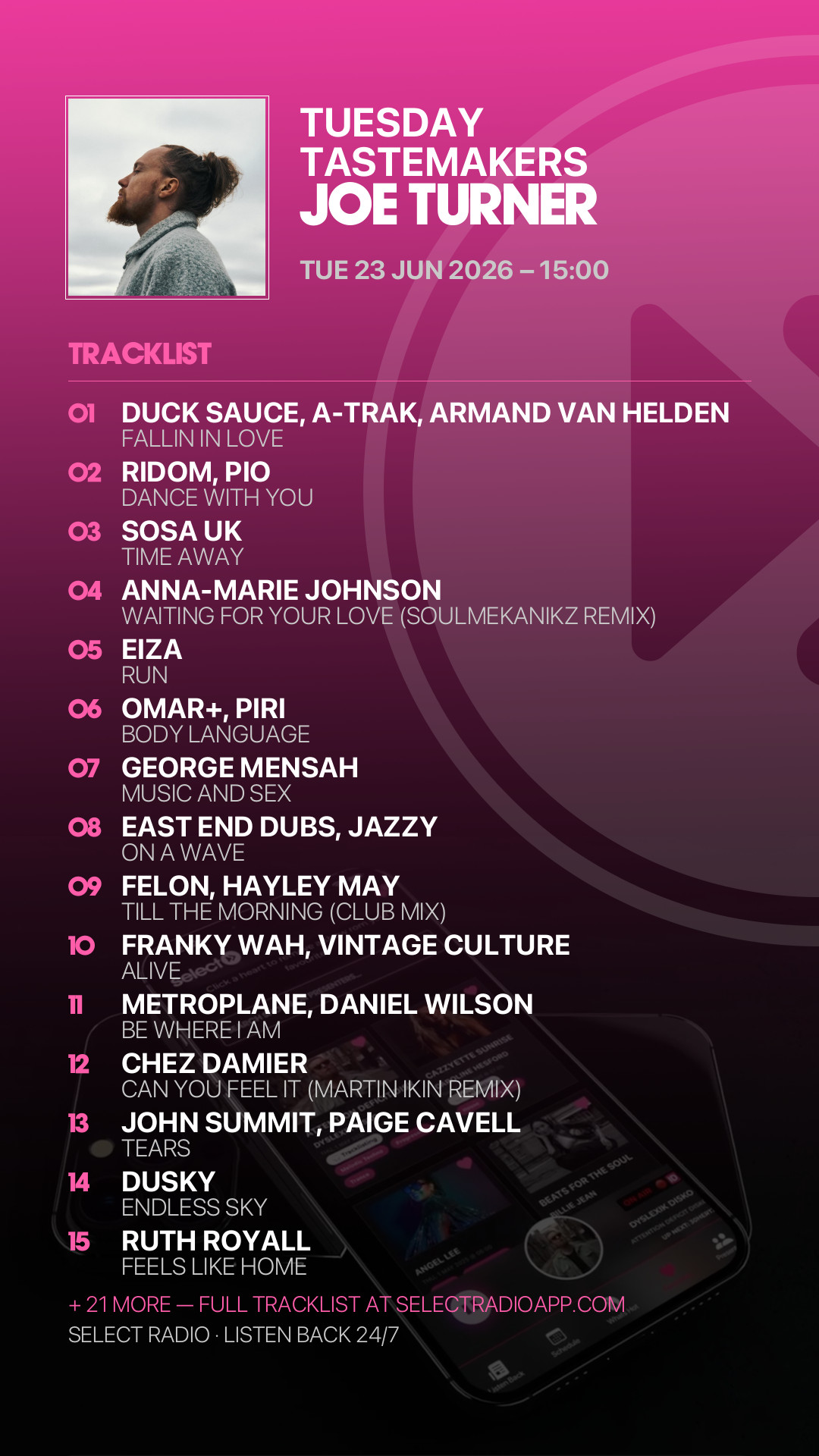 Tracklist Story Preview