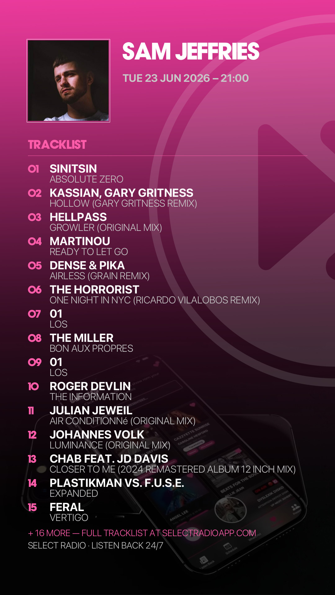 Tracklist Story Preview