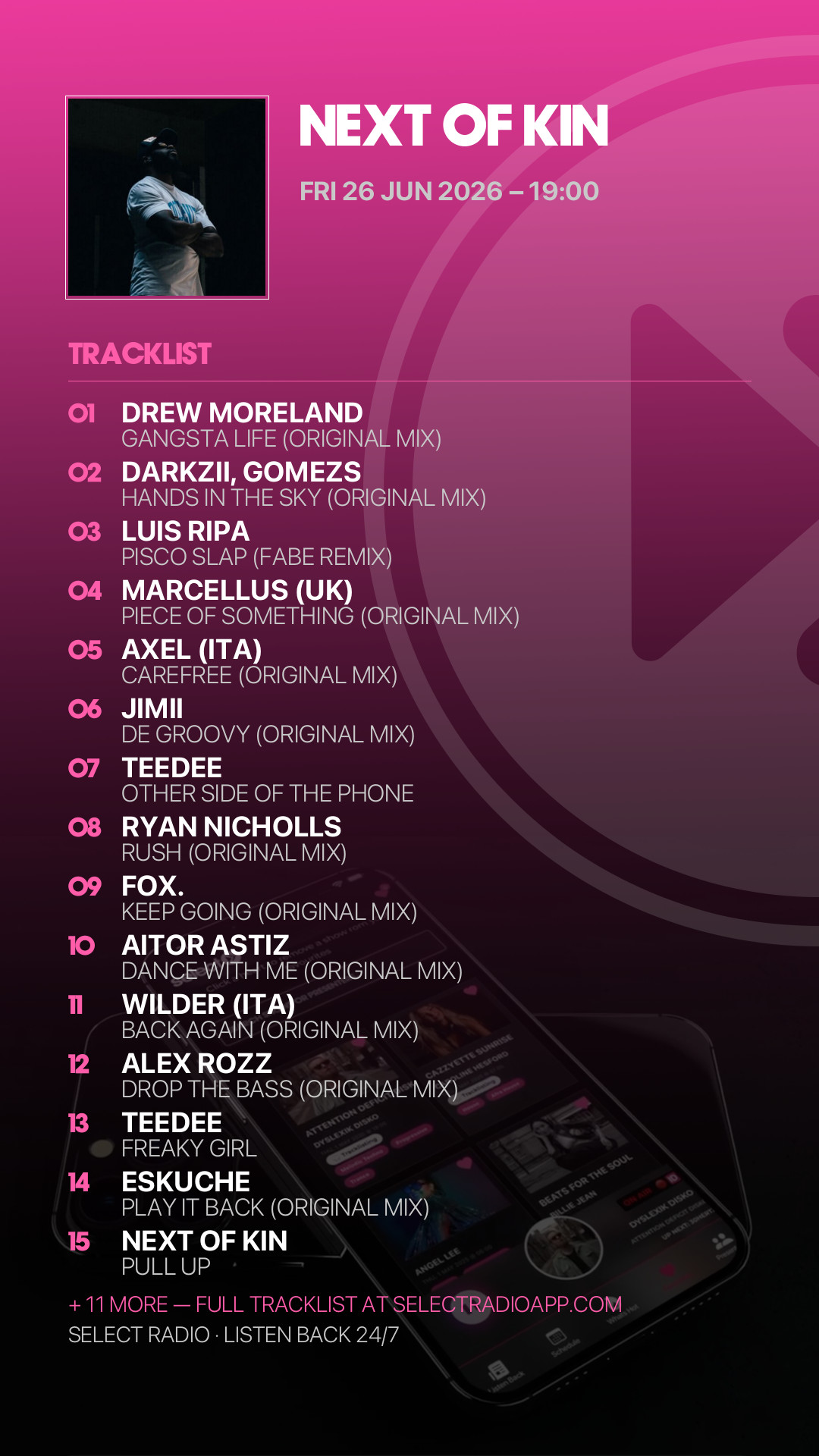 Tracklist Story Preview