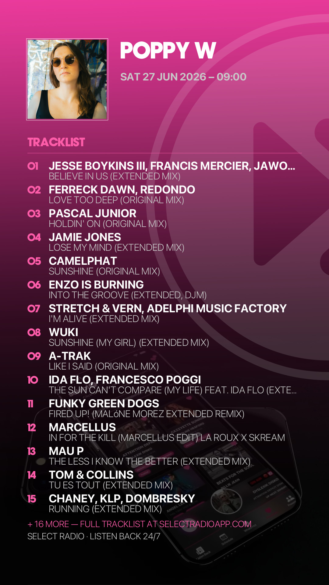 Tracklist Story Preview