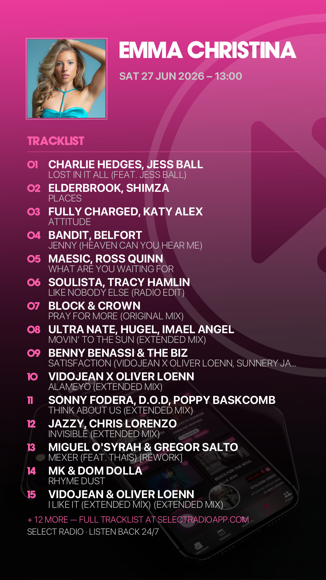 Tracklist Story Preview
