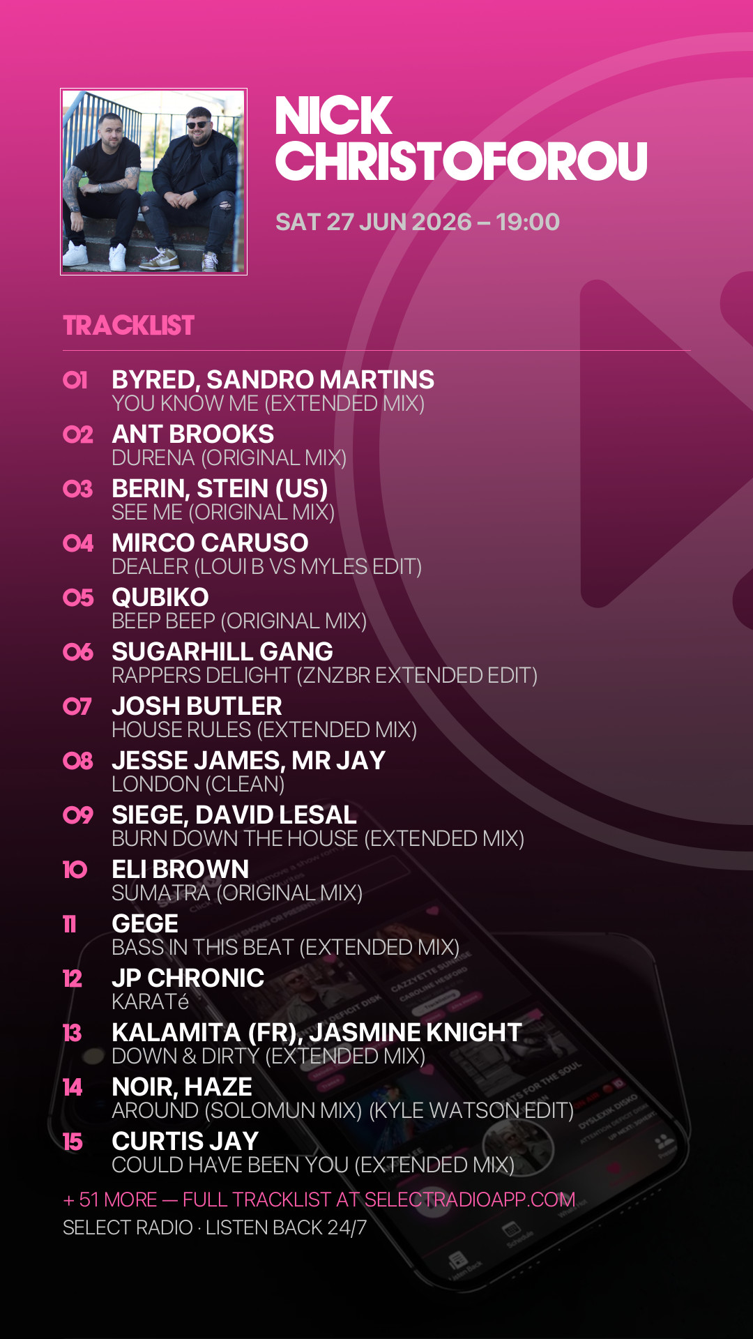 Tracklist Story Preview