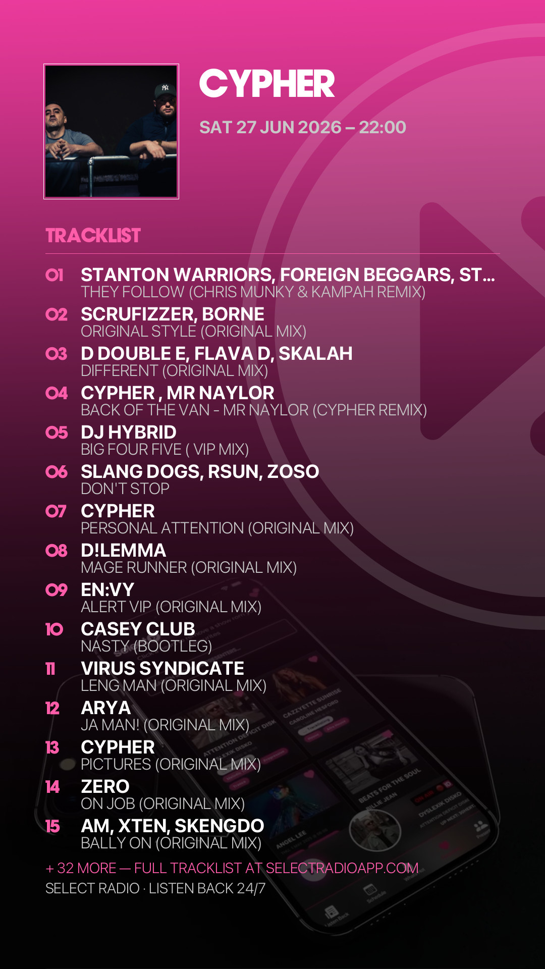 Tracklist Story Preview