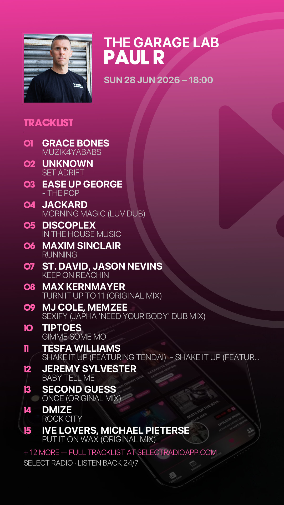 Tracklist Story Preview