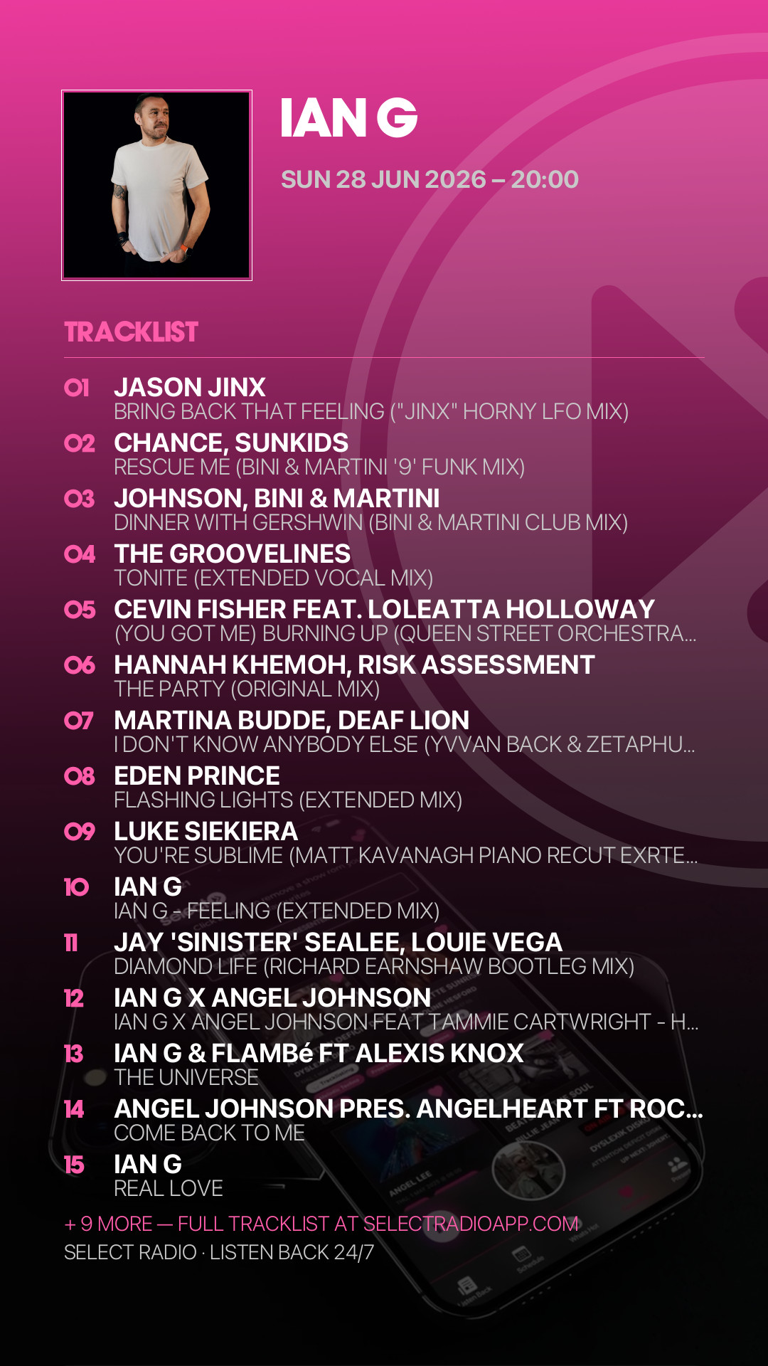 Tracklist Story Preview