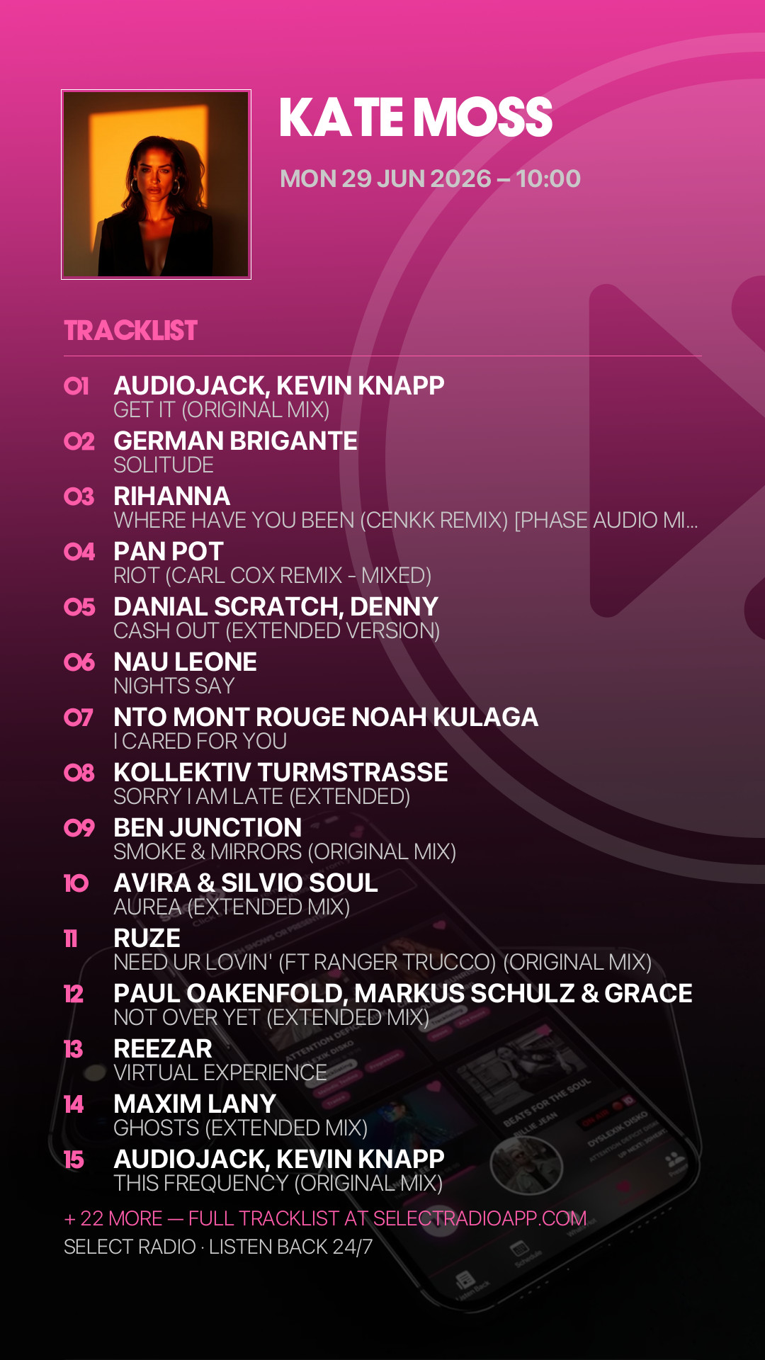 Tracklist Story Preview