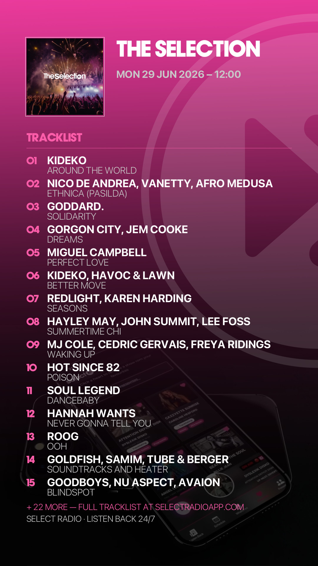 Tracklist Story Preview