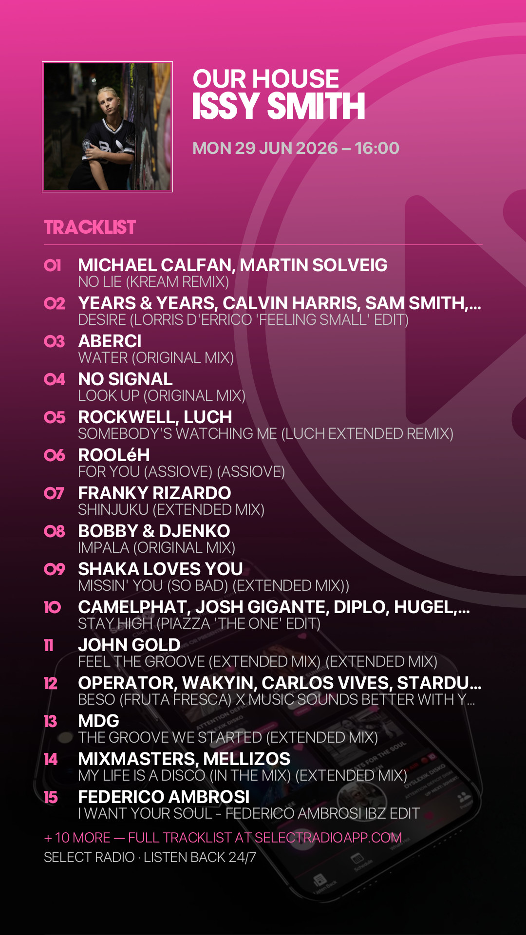 Tracklist Story Preview