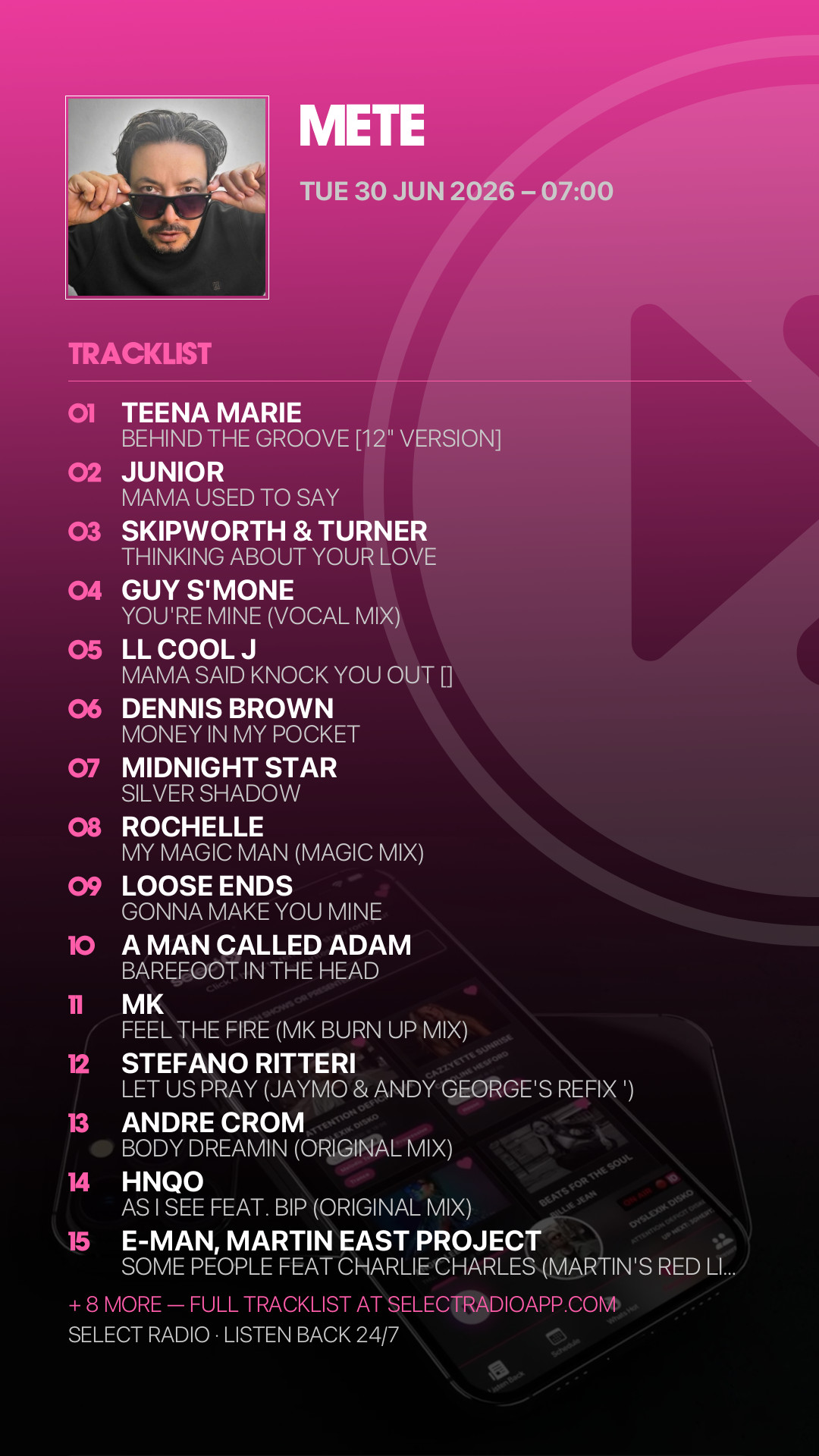 Tracklist Story Preview