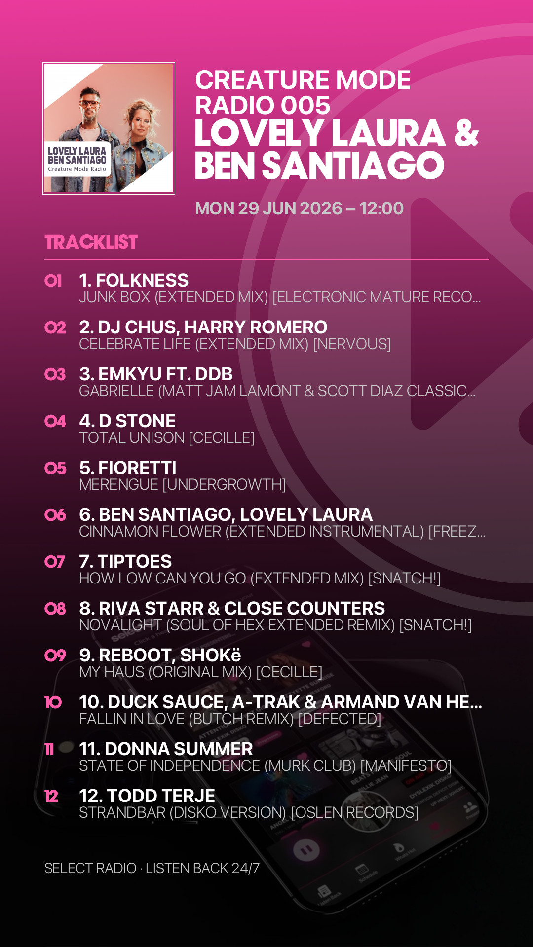 Tracklist Story Preview