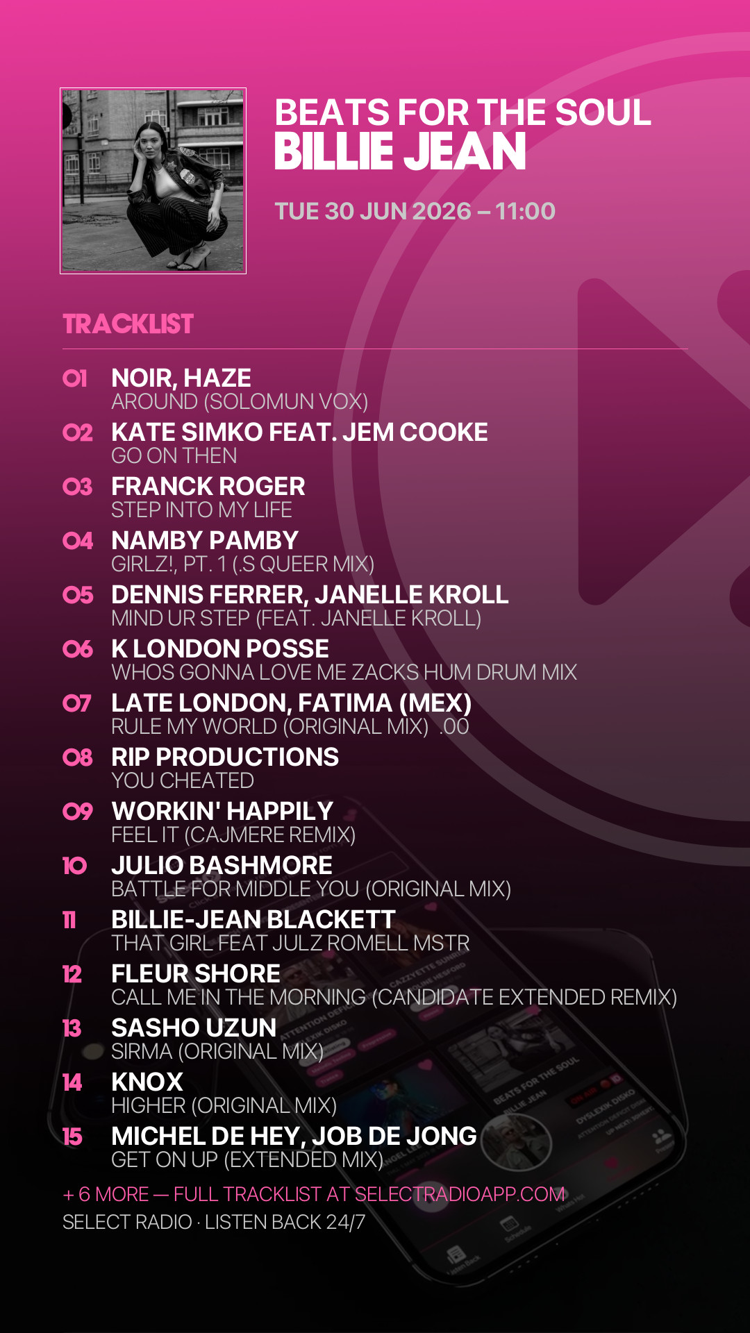 Tracklist Story Preview