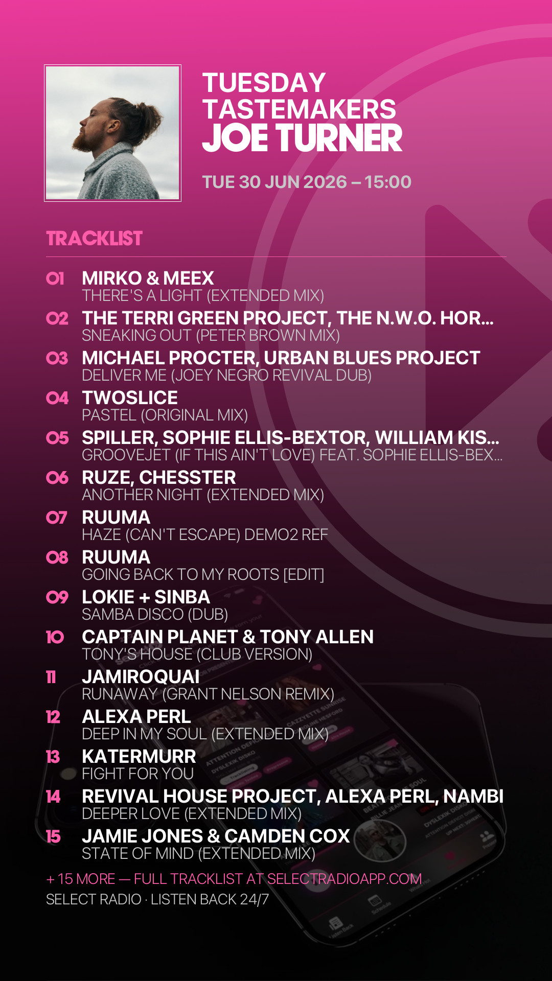 Tracklist Story Preview