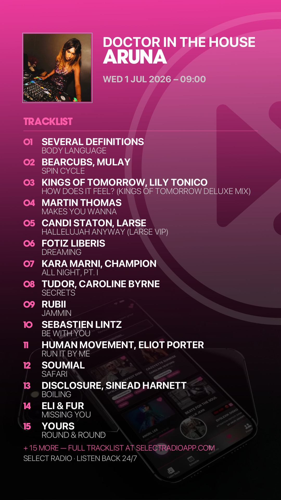 Tracklist Story Preview