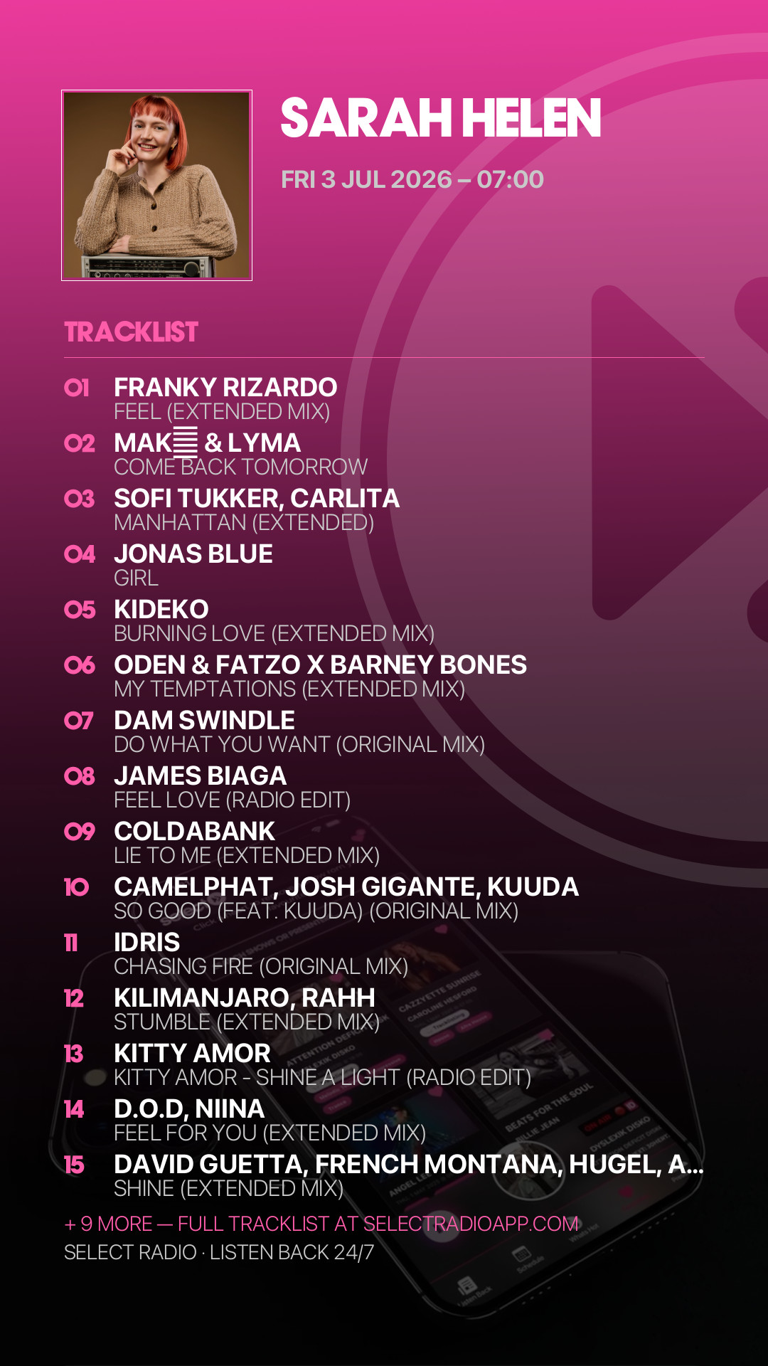 Tracklist Story Preview