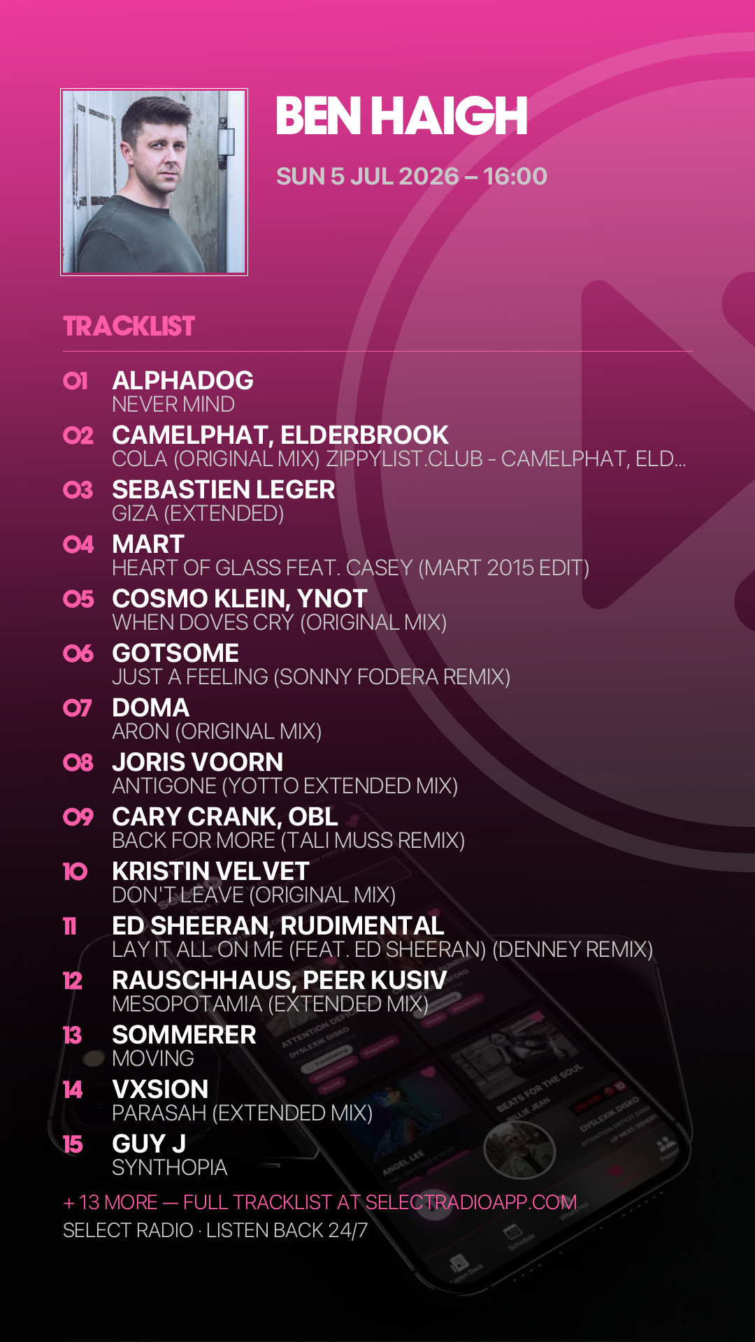 Tracklist Story Preview