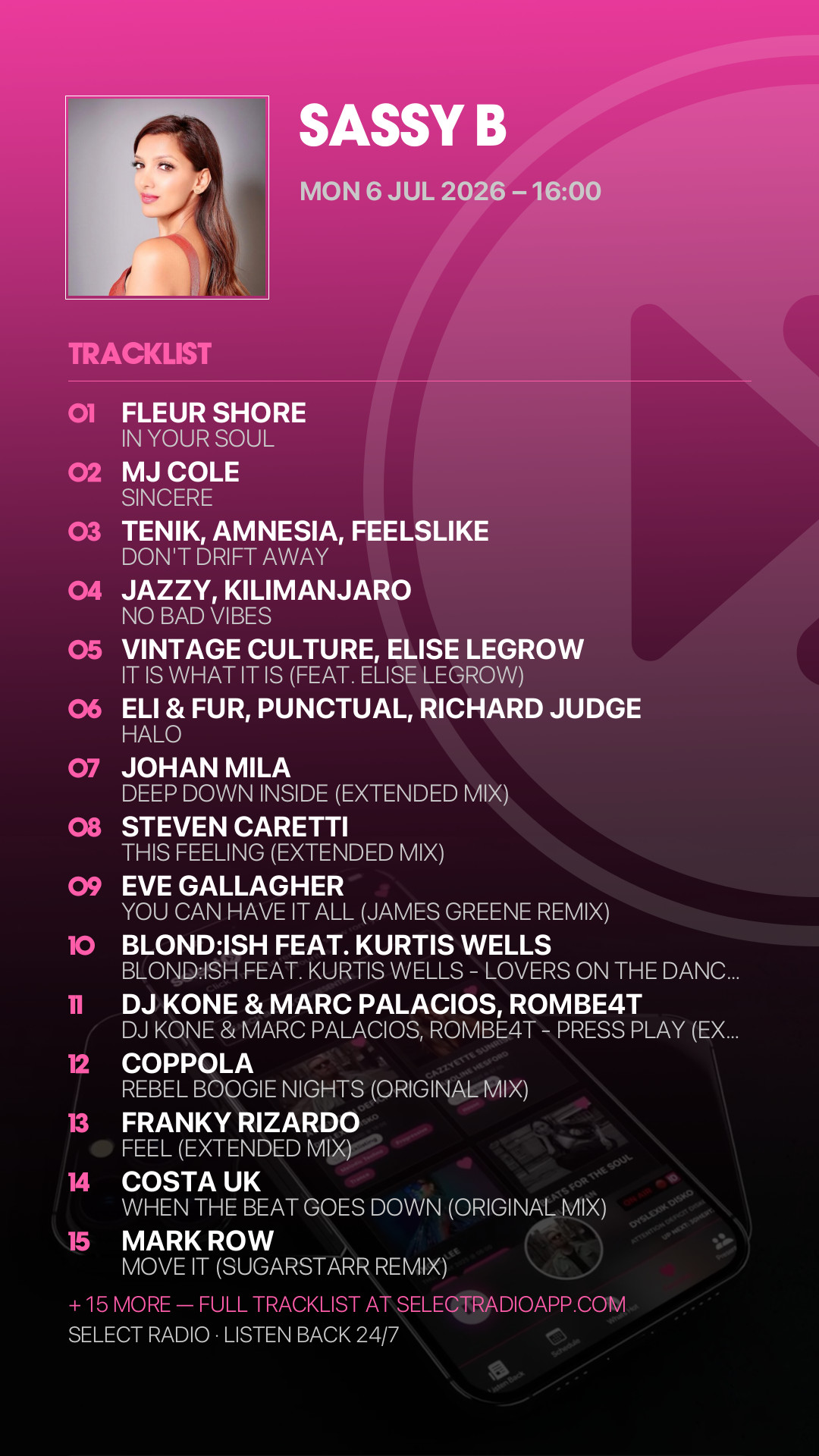 Tracklist Story Preview