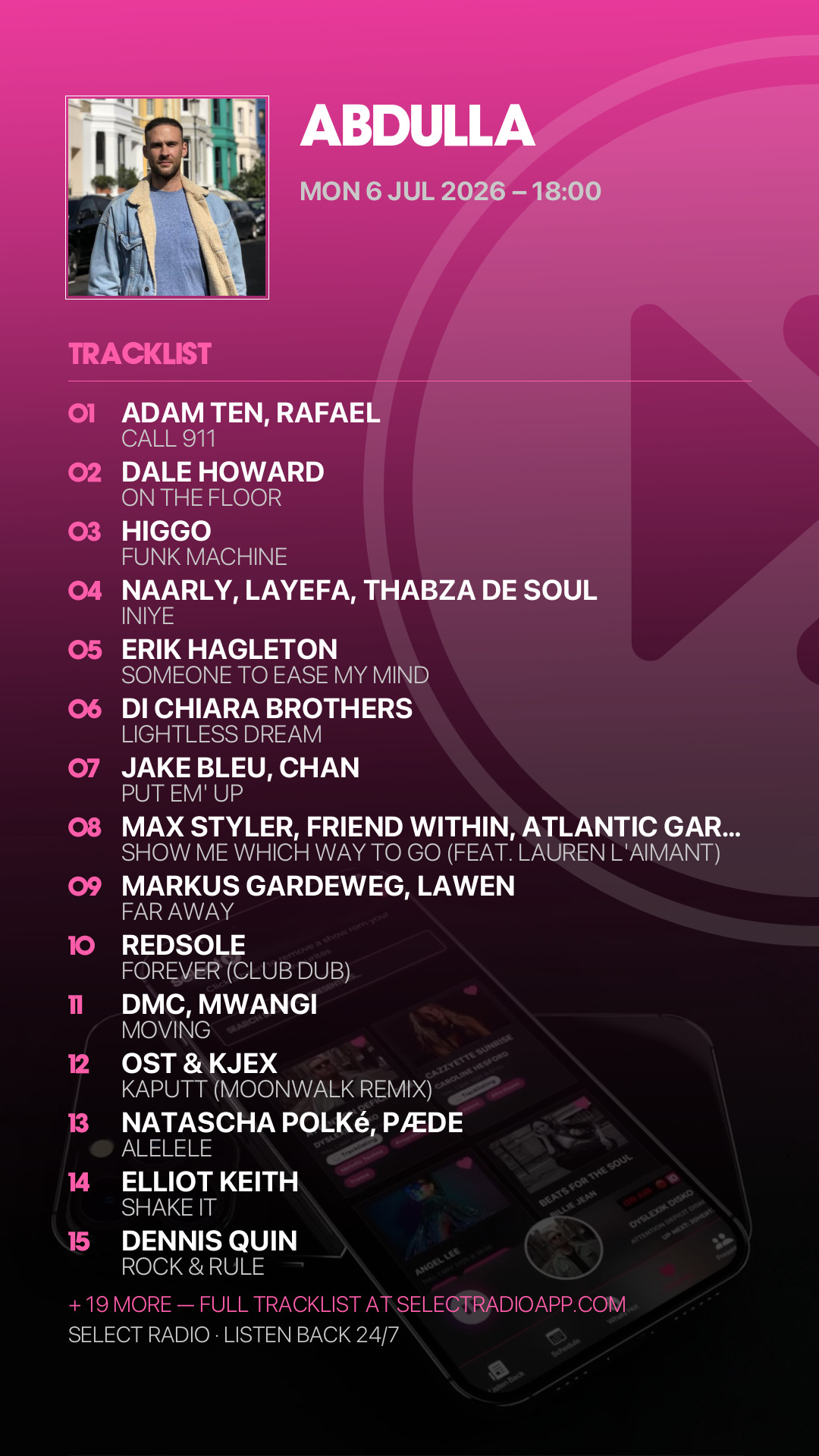 Tracklist Story Preview