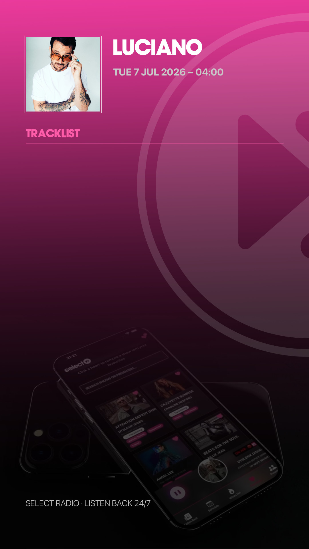 Tracklist Story Preview