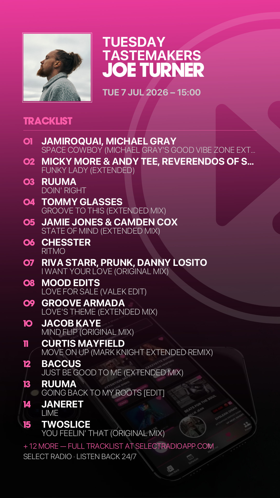Tracklist Story Preview
