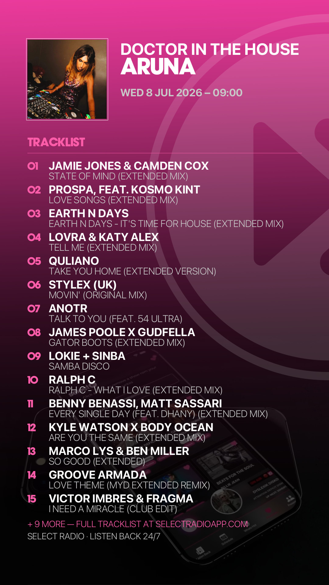 Tracklist Story Preview