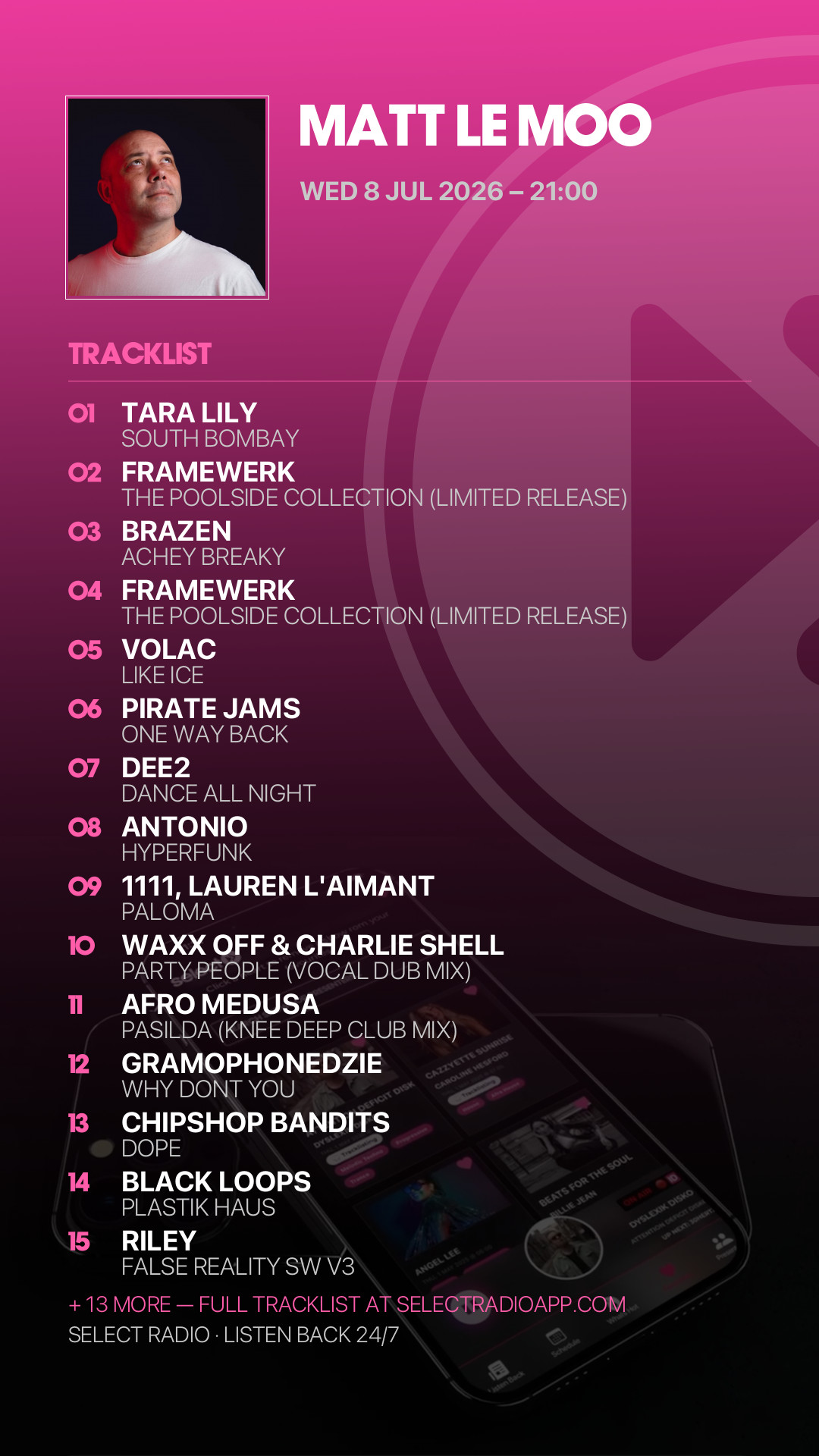 Tracklist Story Preview
