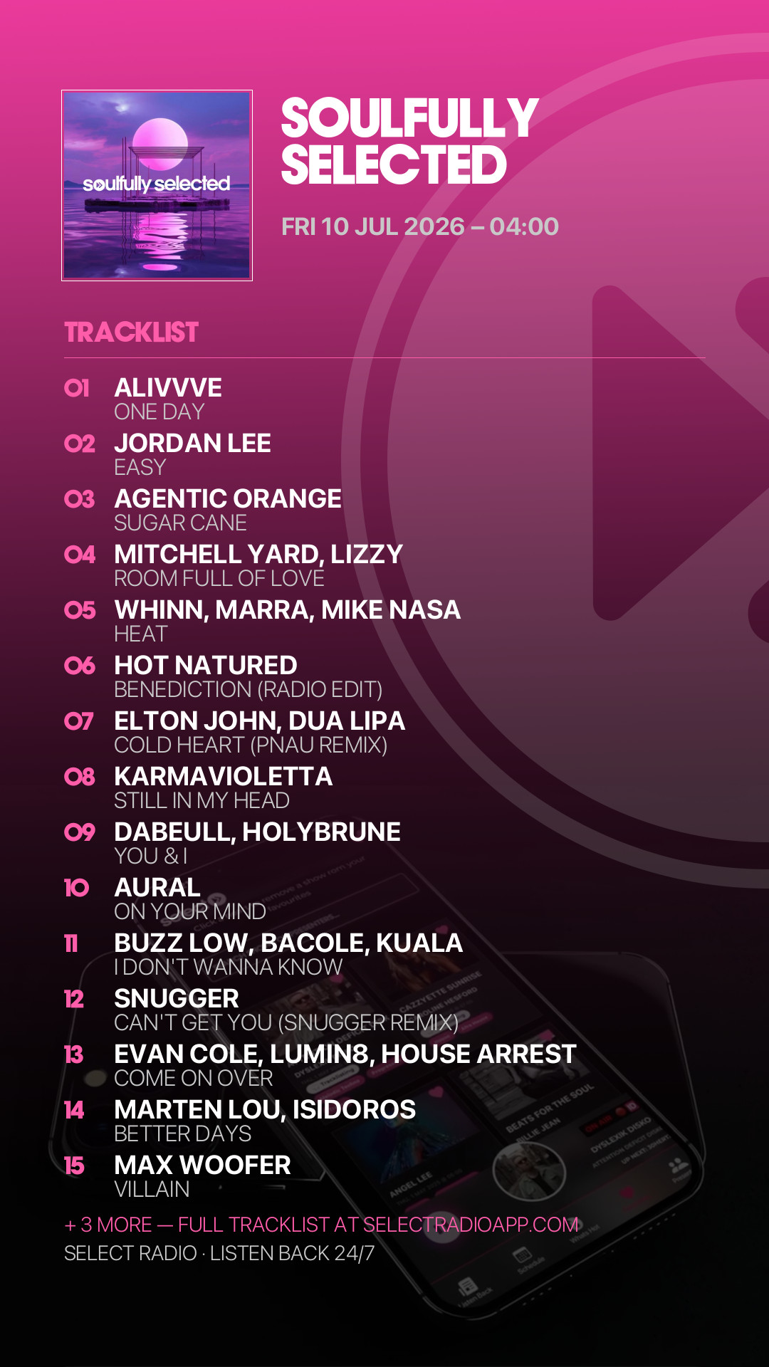 Tracklist Story Preview