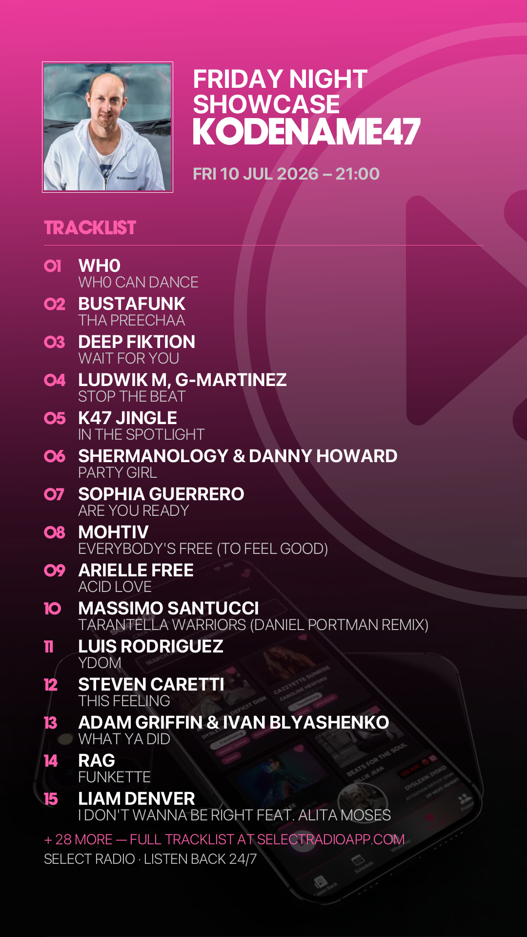 Tracklist Story Preview