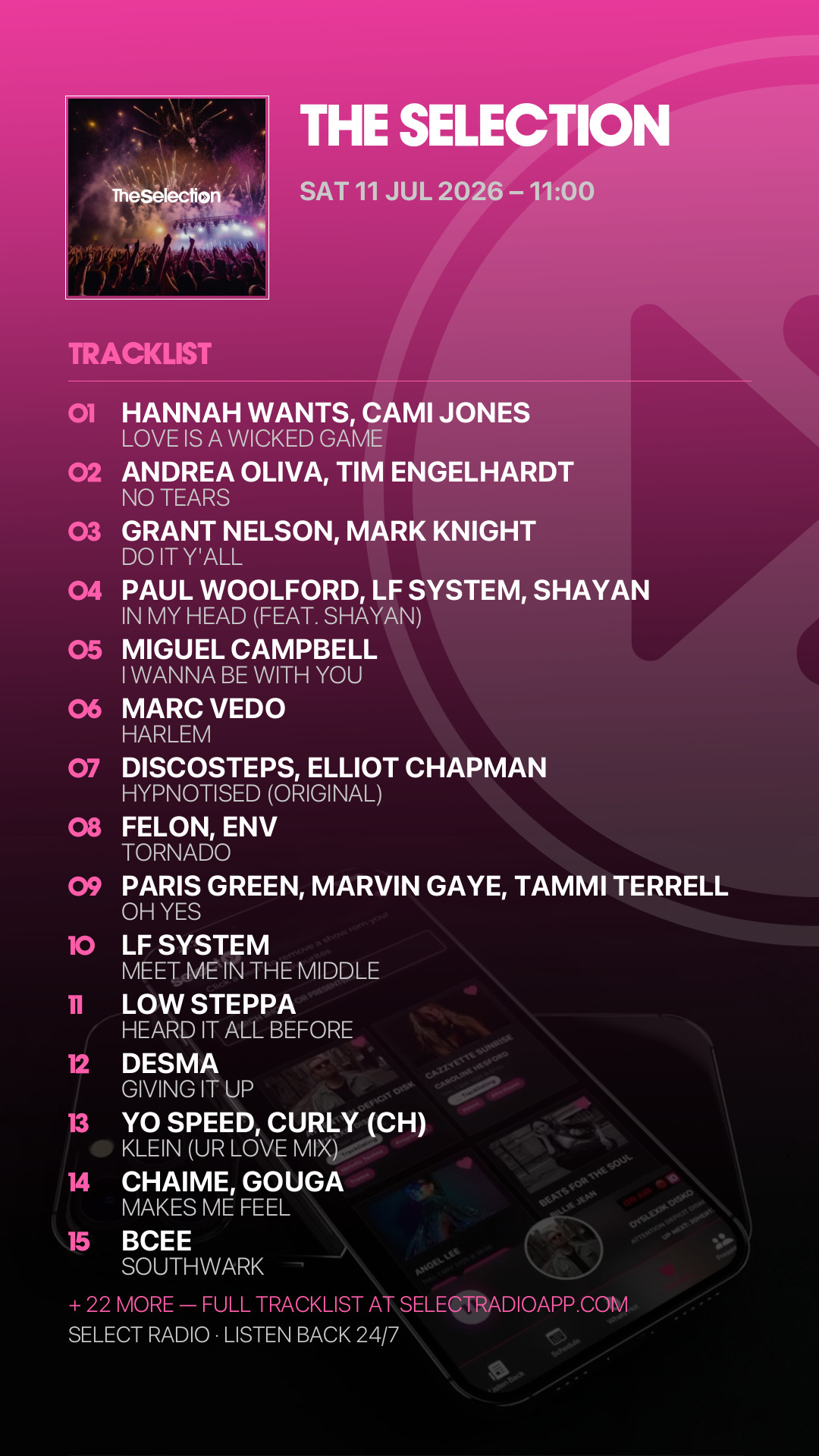 Tracklist Story Preview