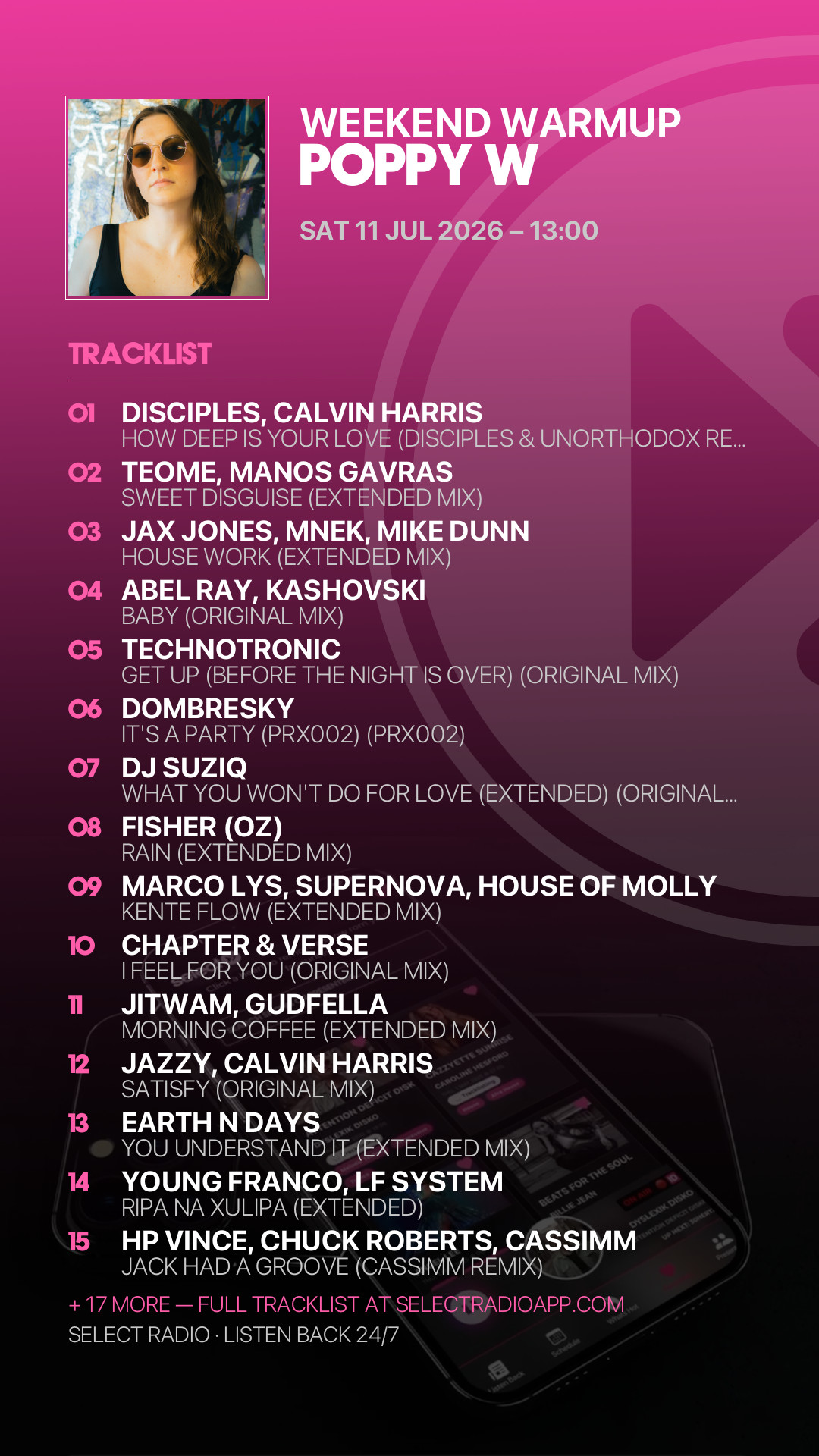 Tracklist Story Preview