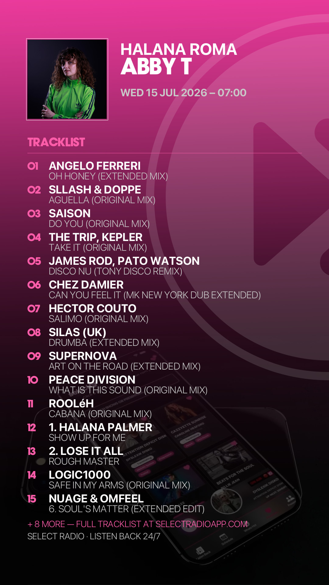 Tracklist Story Preview