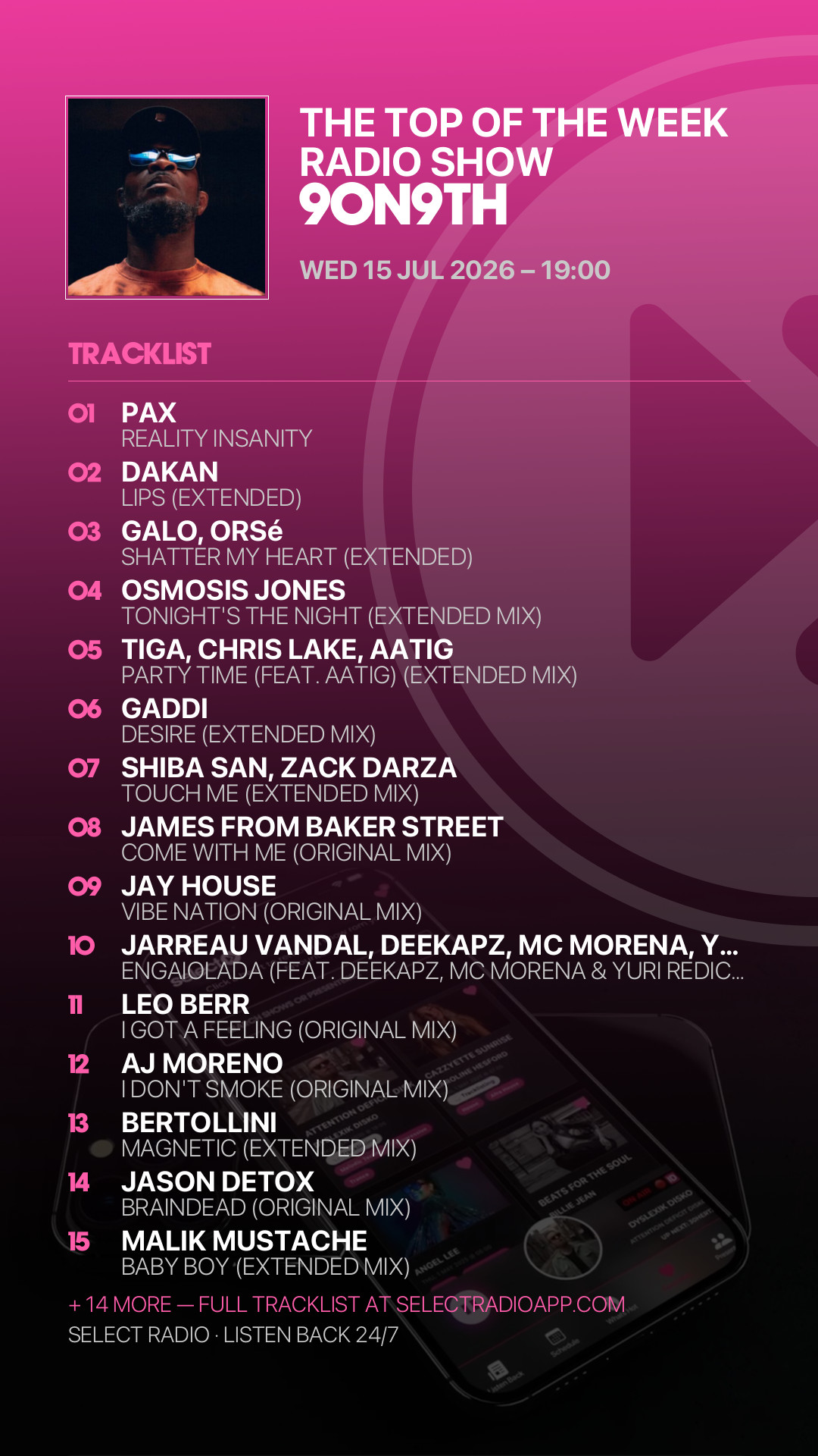 Tracklist Story Preview