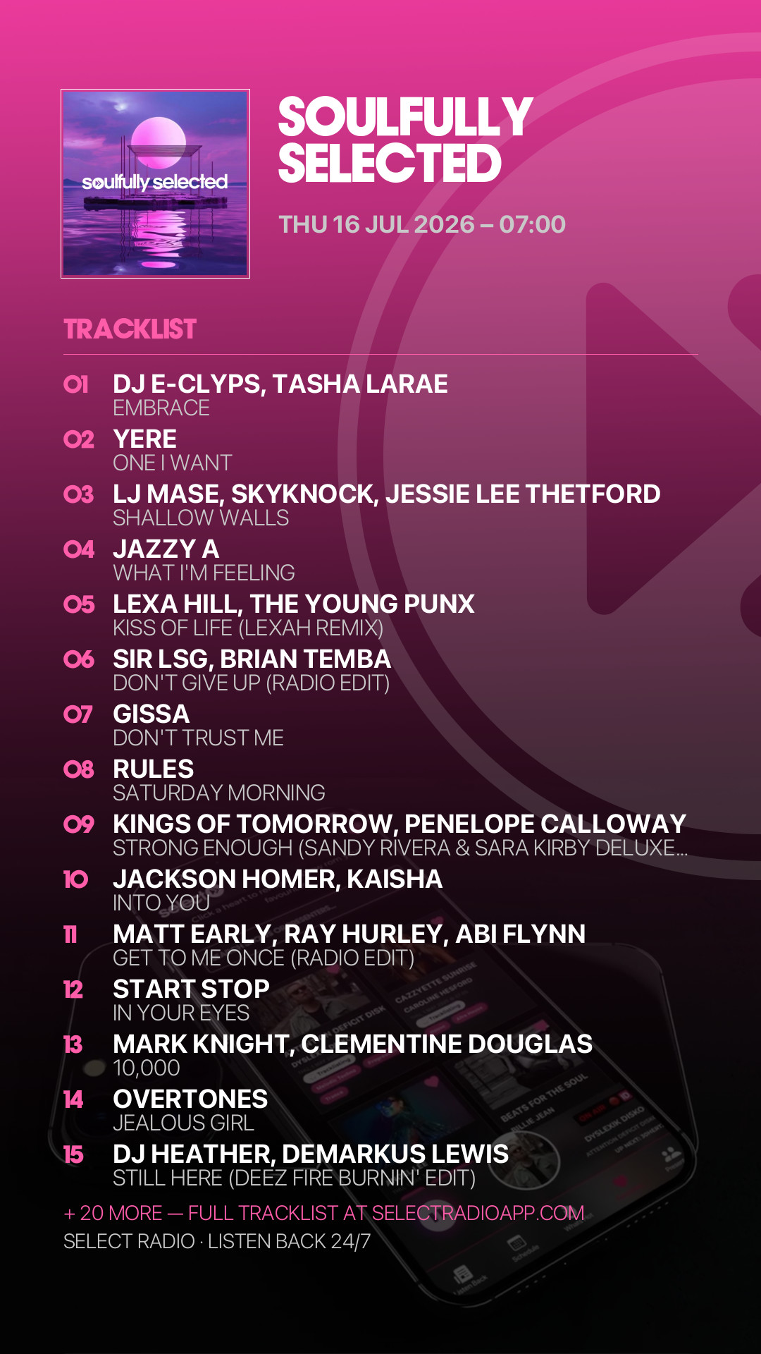 Tracklist Story Preview
