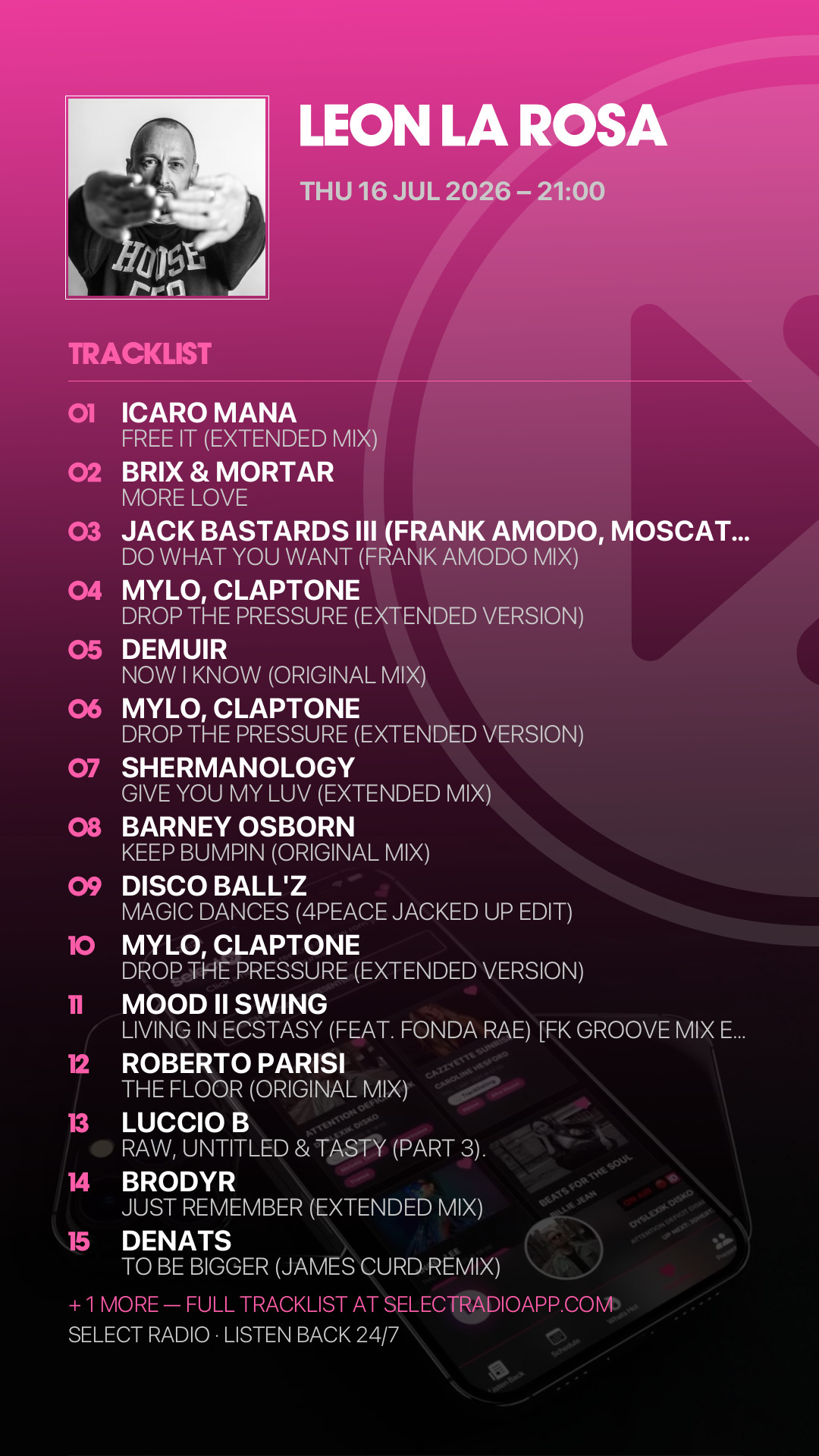 Tracklist Story Preview