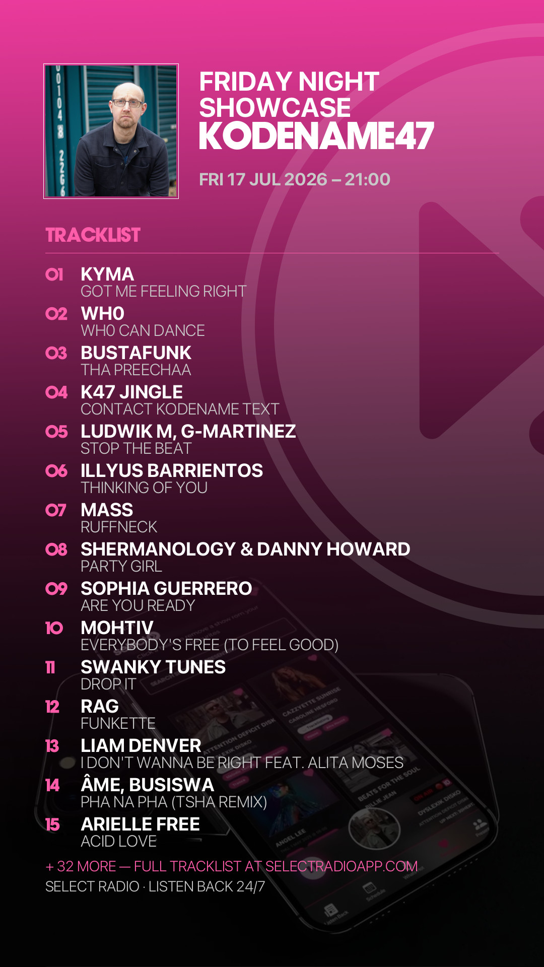 Tracklist Story Preview