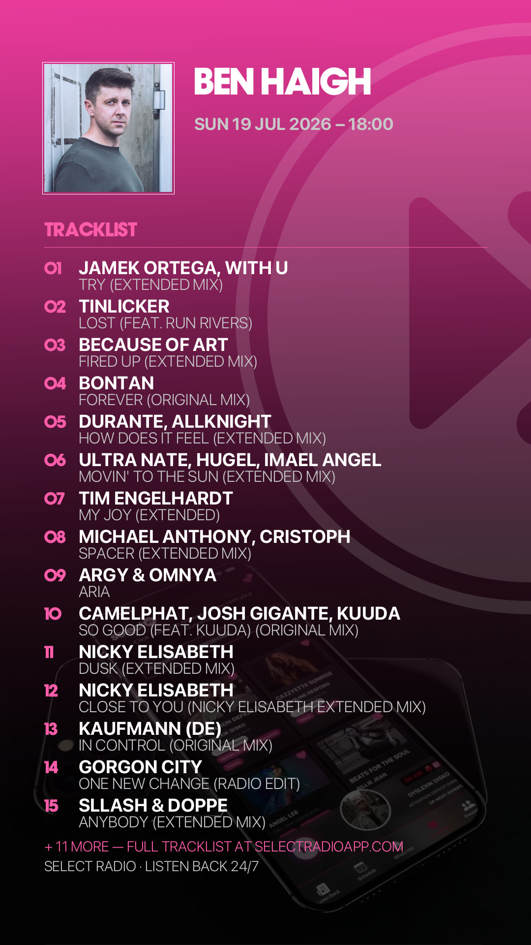 Tracklist Story Preview