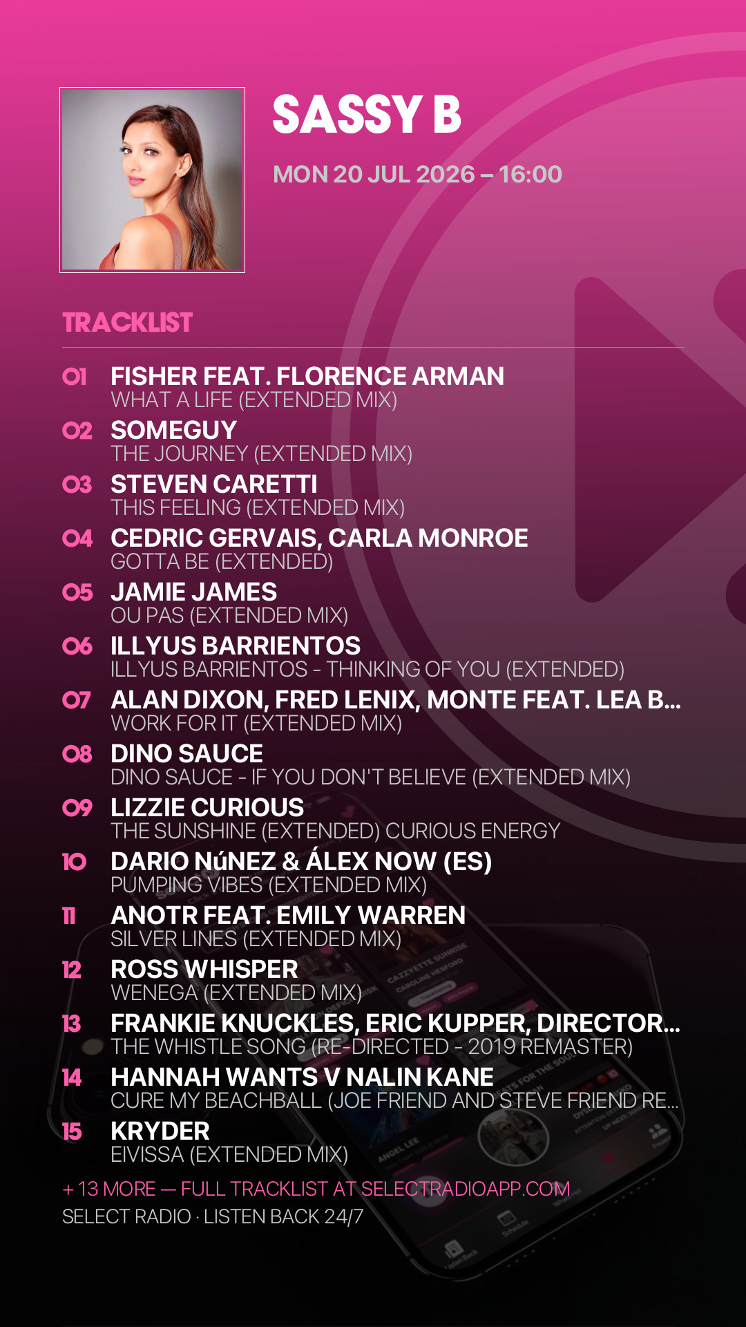 Tracklist Story Preview