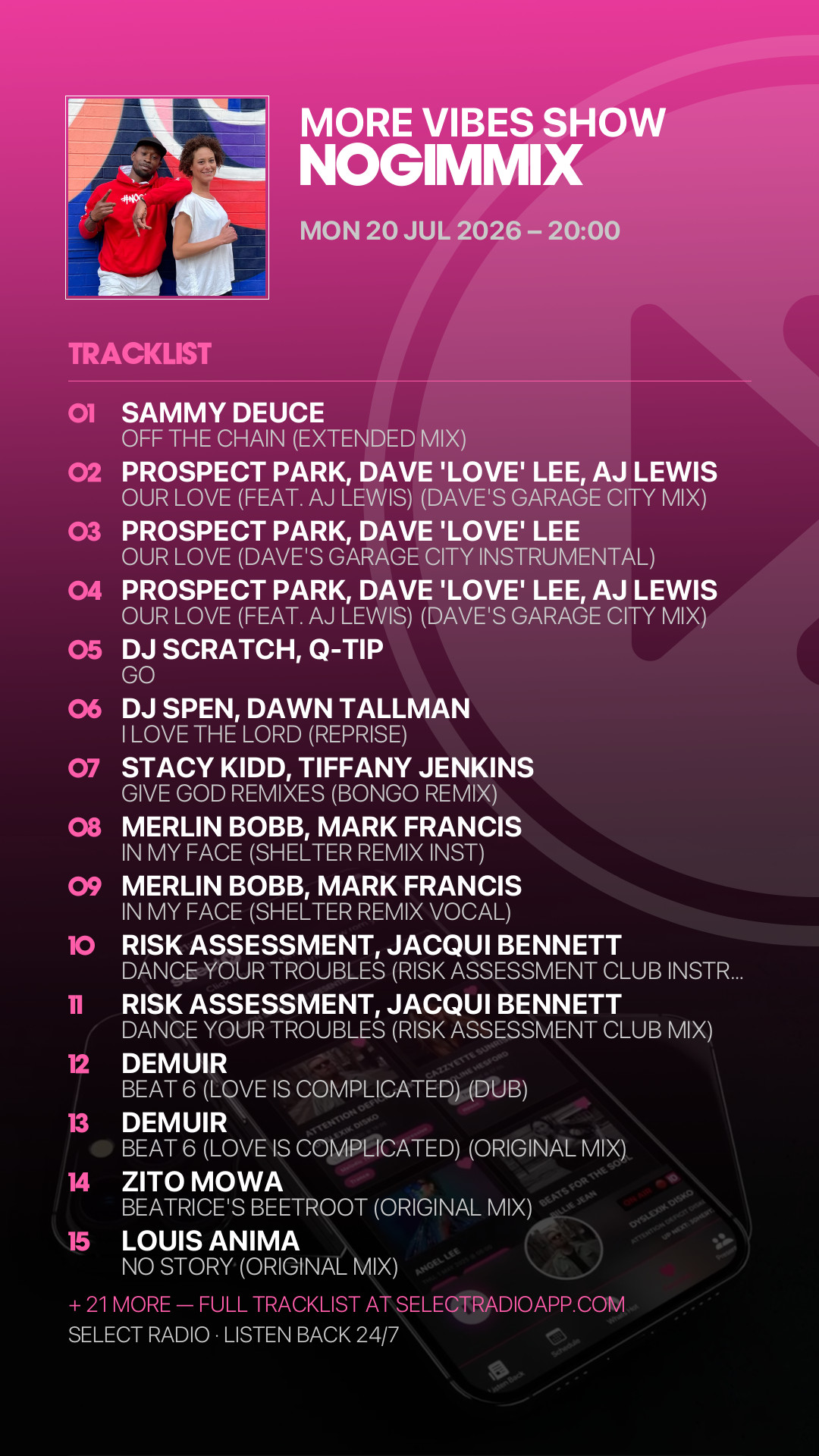 Tracklist Story Preview