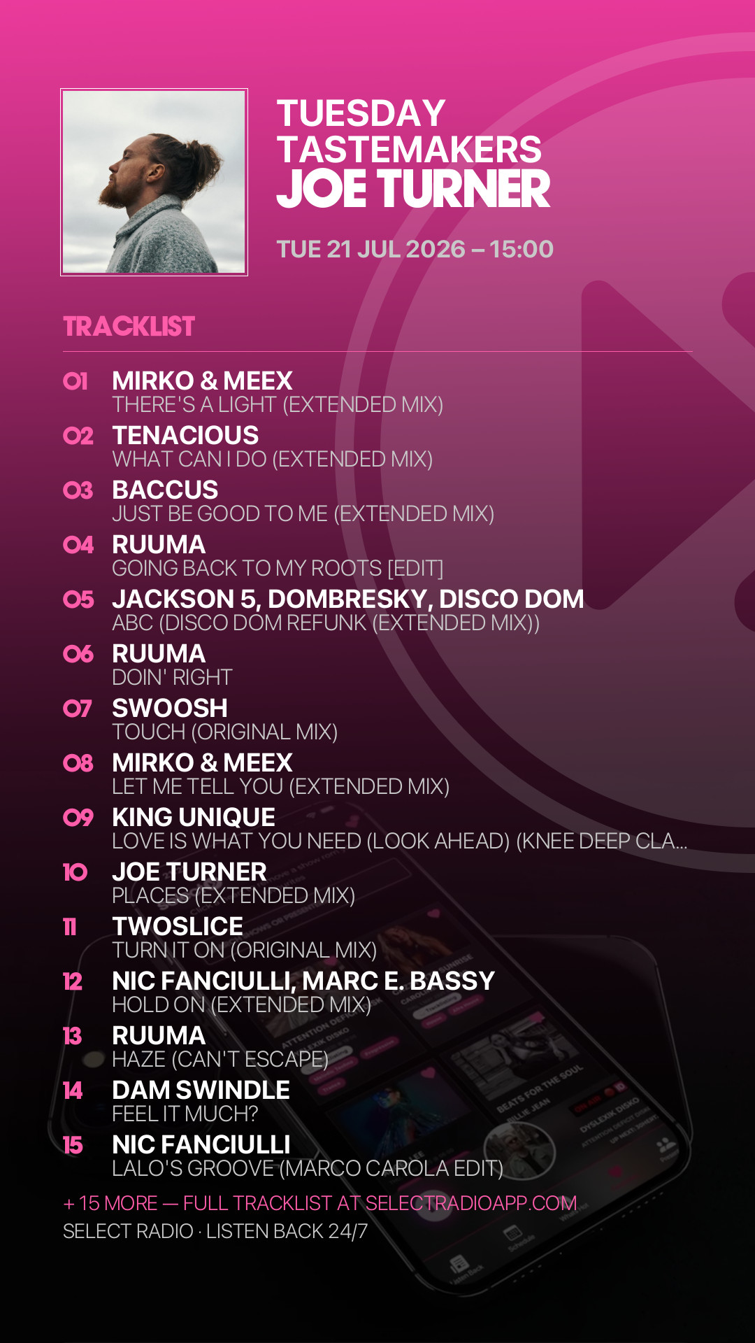 Tracklist Story Preview